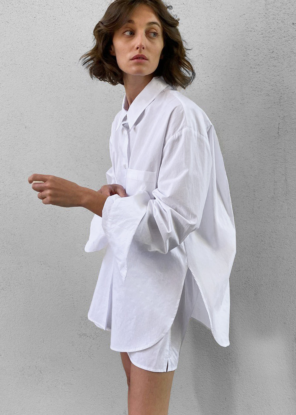 Lui Organic Cotton Shirt - White - 1