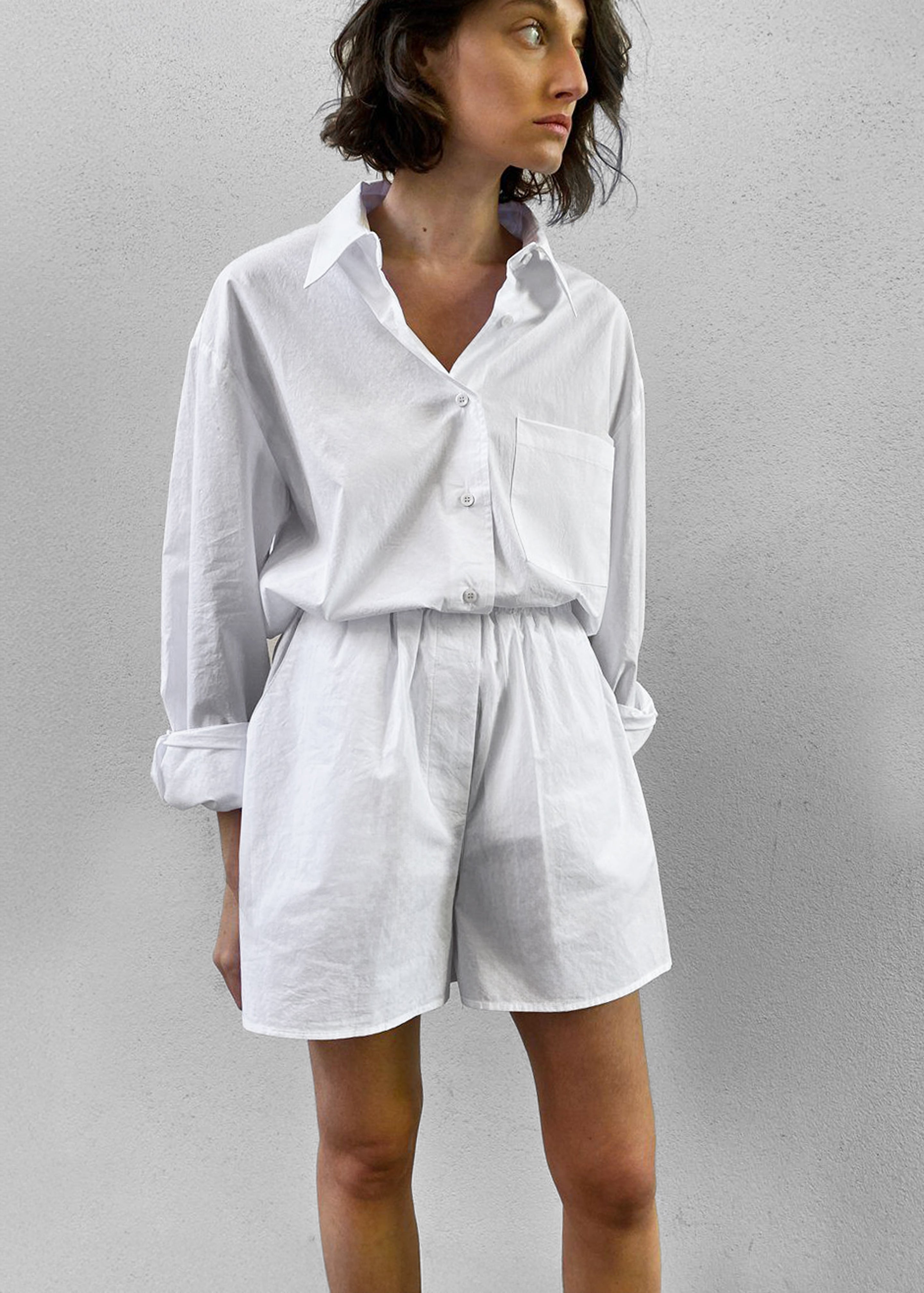 Lui Organic Cotton Shirt - White - 10