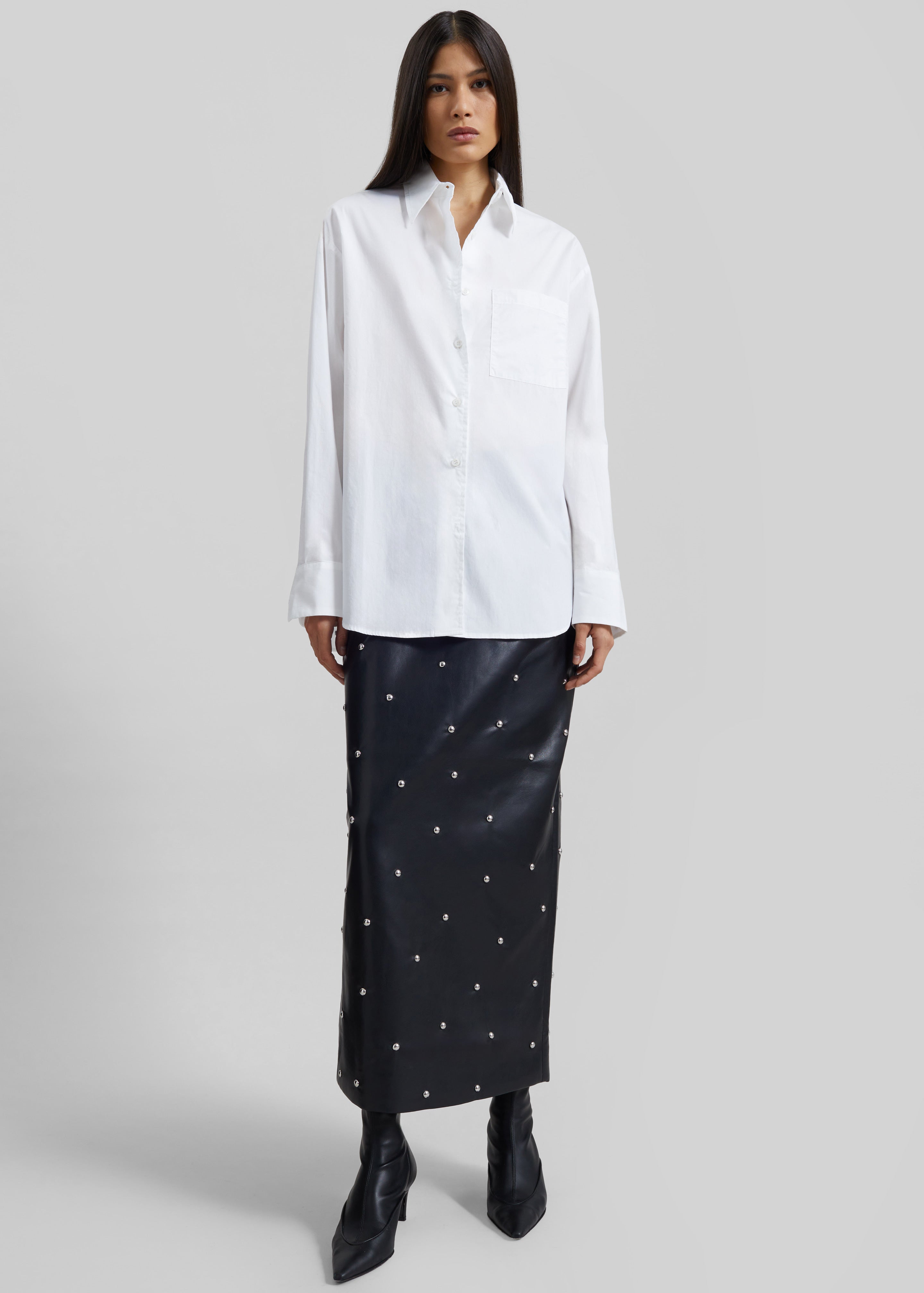 Lui Organic Cotton Shirt - White - 1