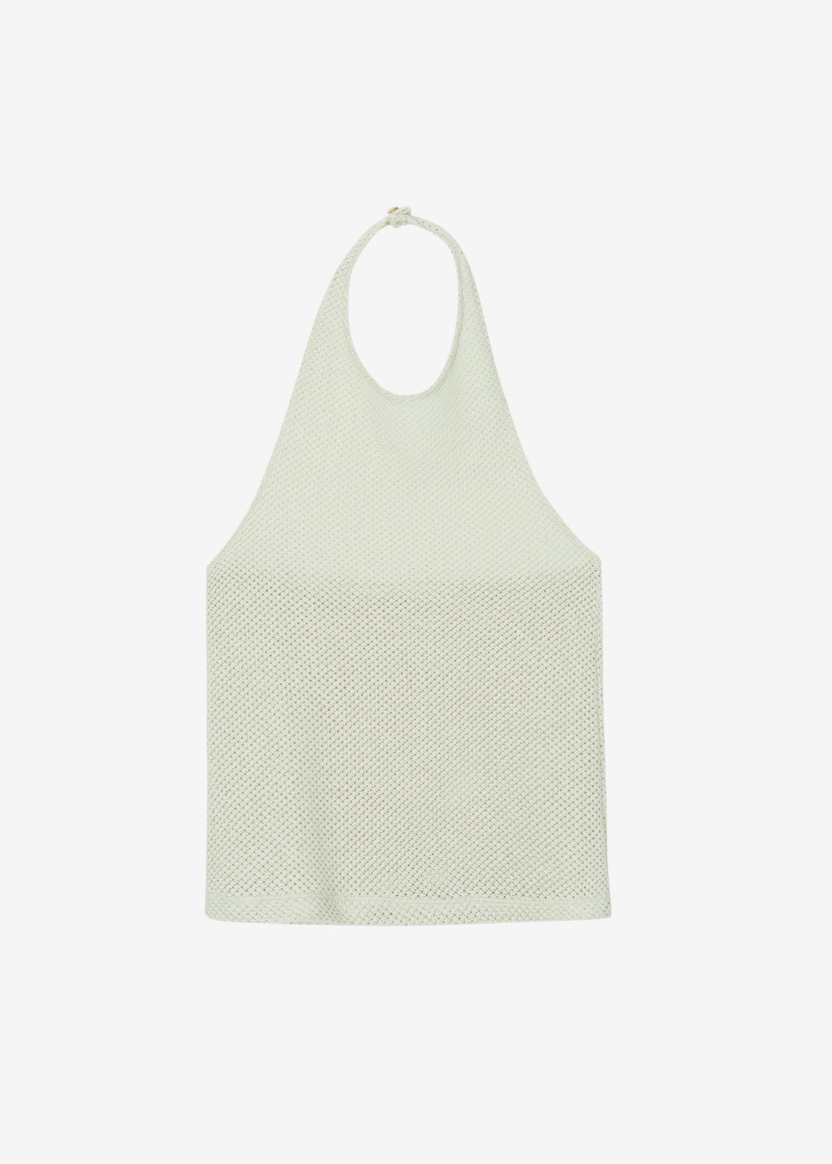 Lunel Knit Halter Top - Pale Green - 7