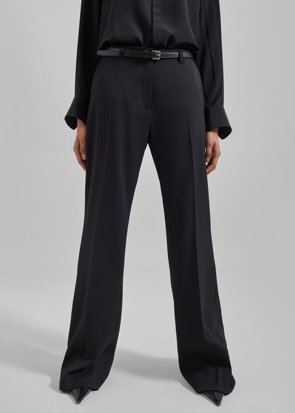 Lyra Flared Pants - Black - 1