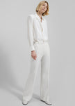 Lyra Flared Pants - White