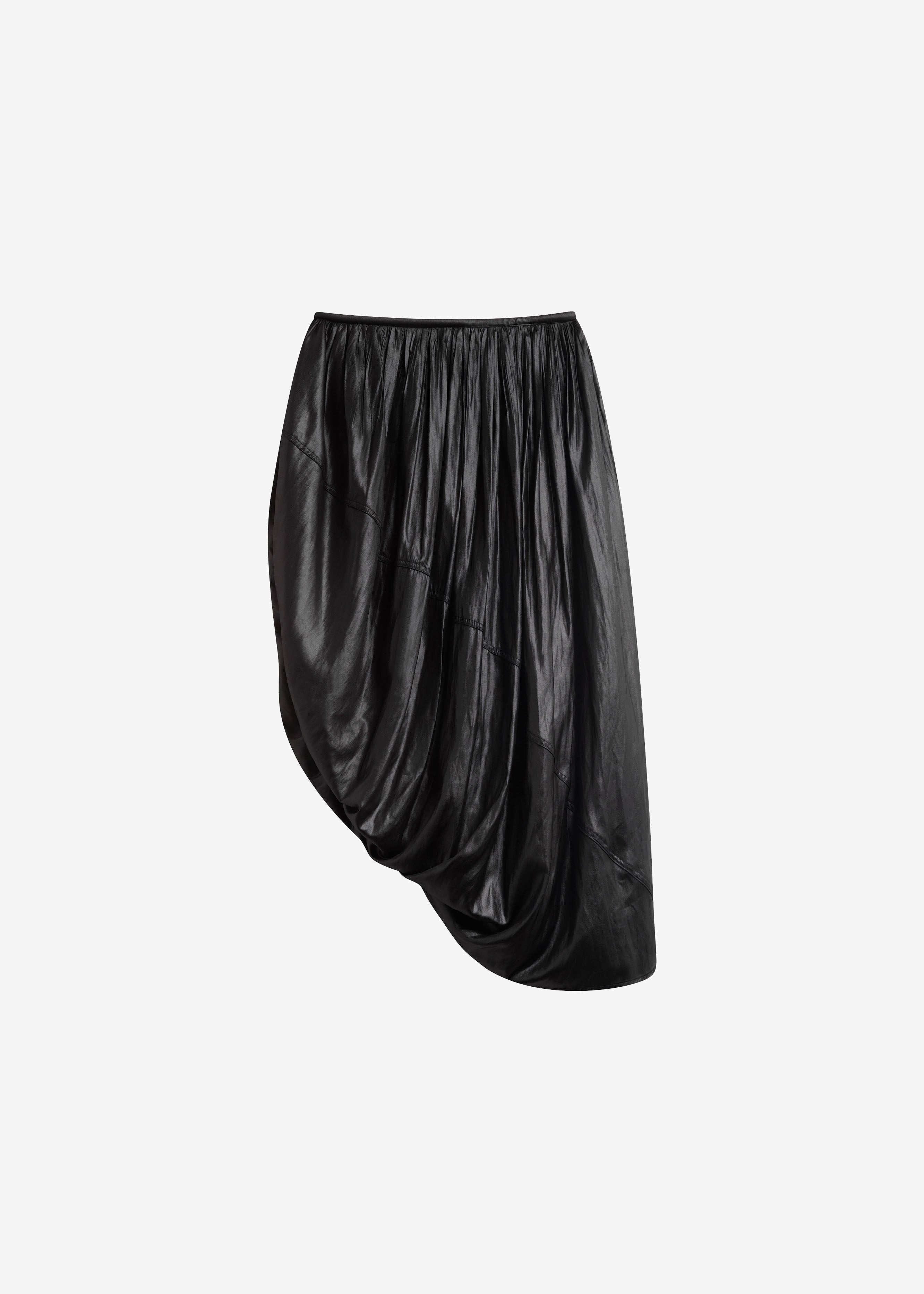 Mabillon Corded Draped Skirt - Black - 8