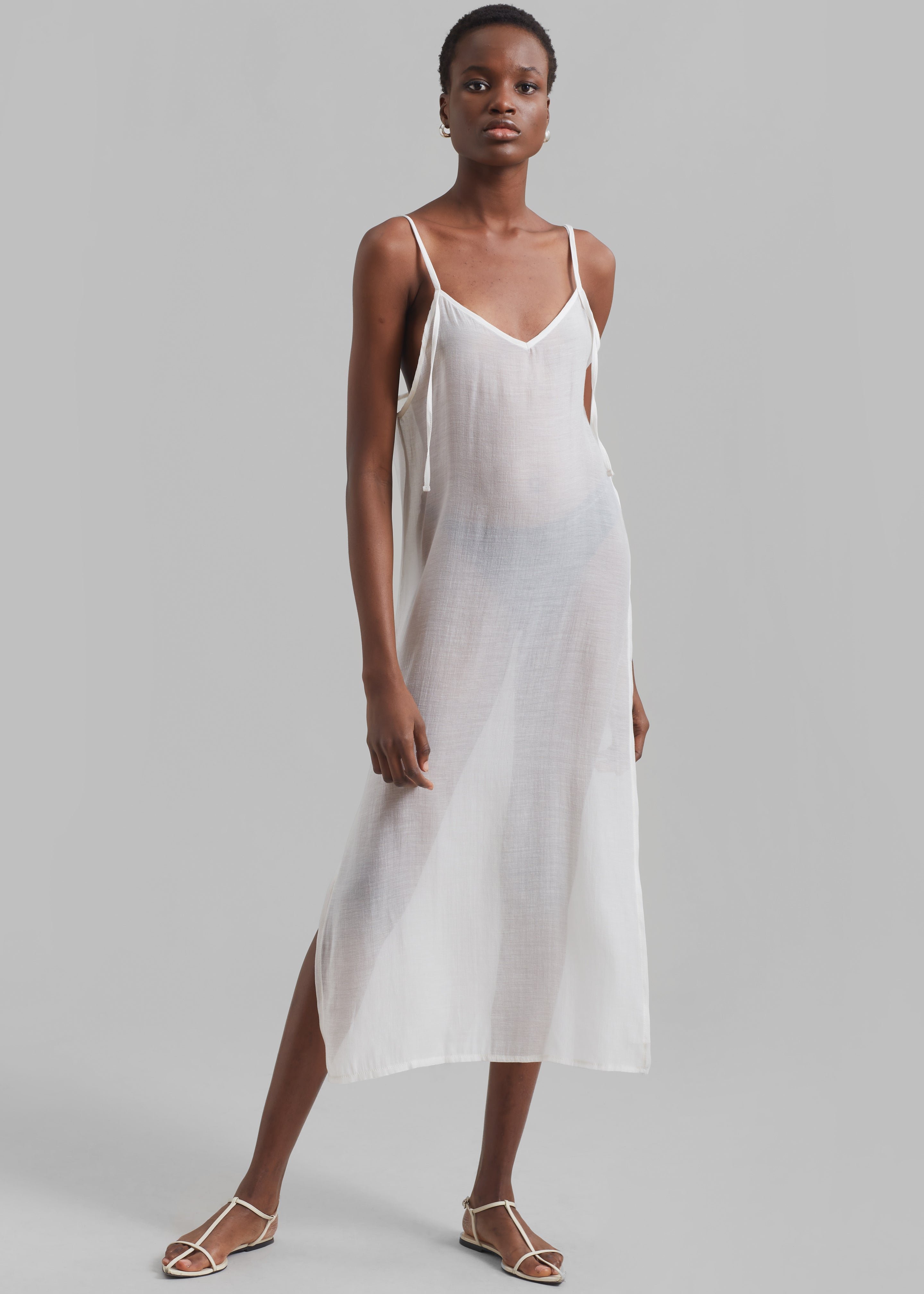 Madeline Sheer Midi Dress