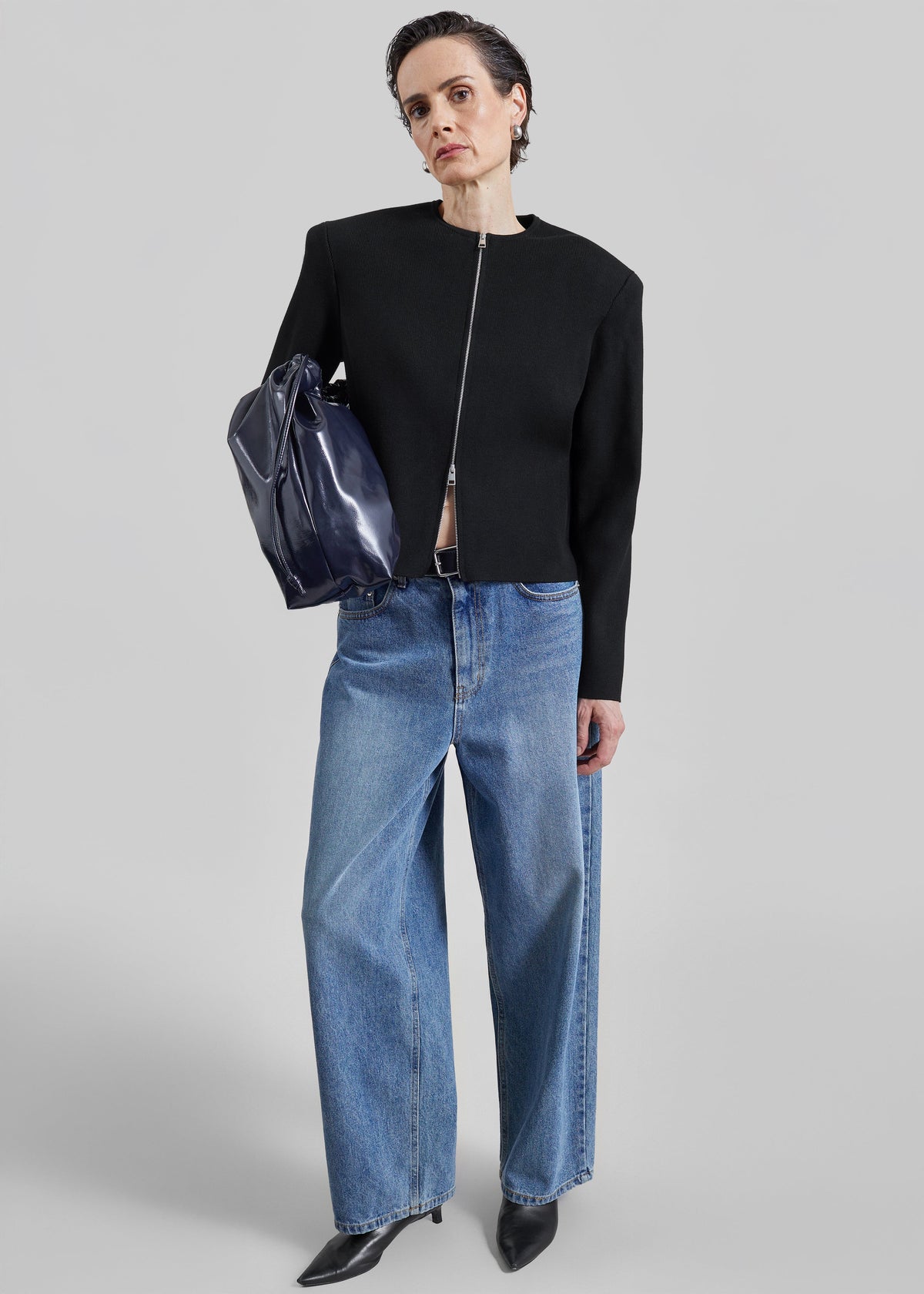 Kenny Tapered Leg Jeans - Medium Wash