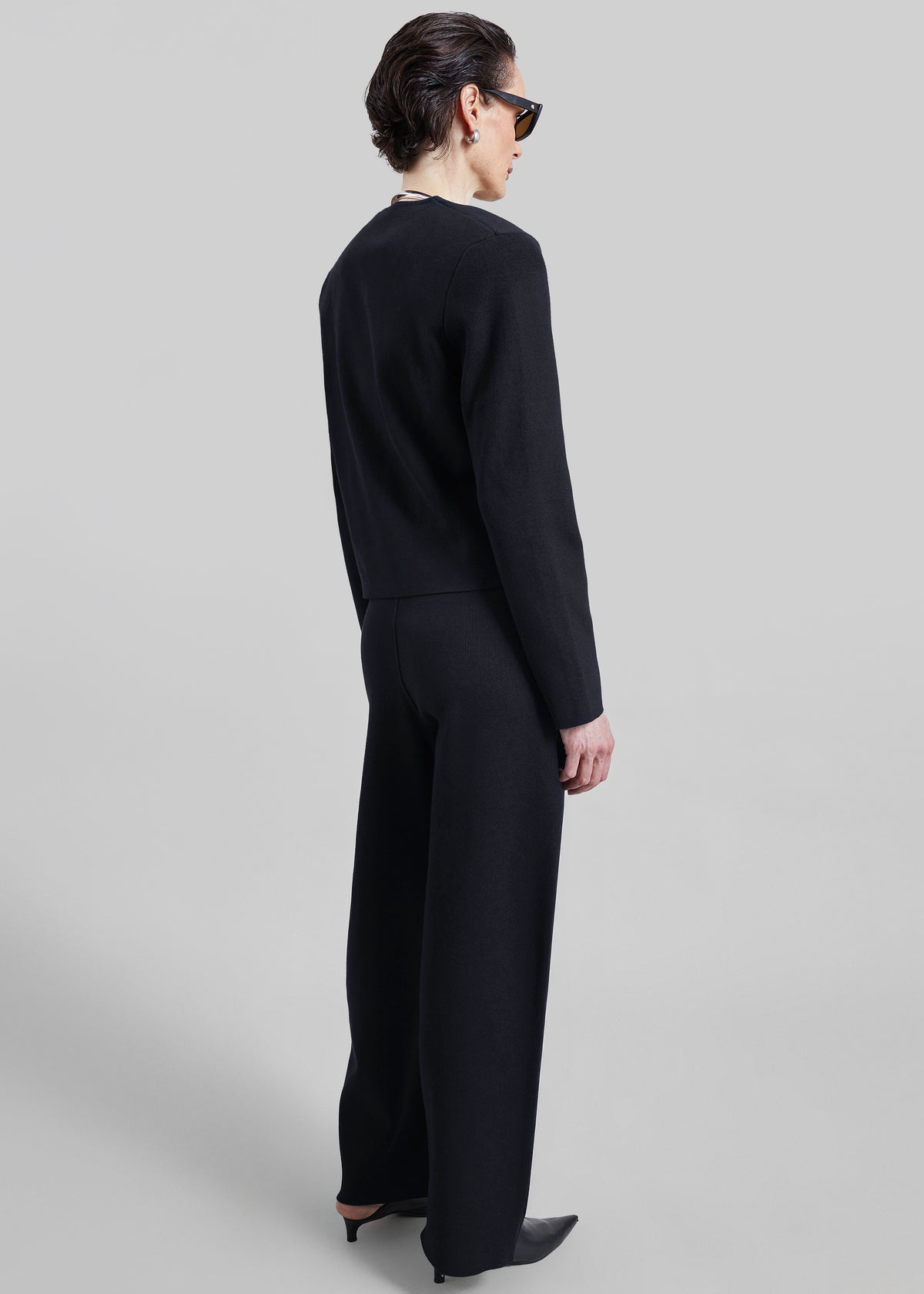 Cardigan Mael à épaulettes - Noir