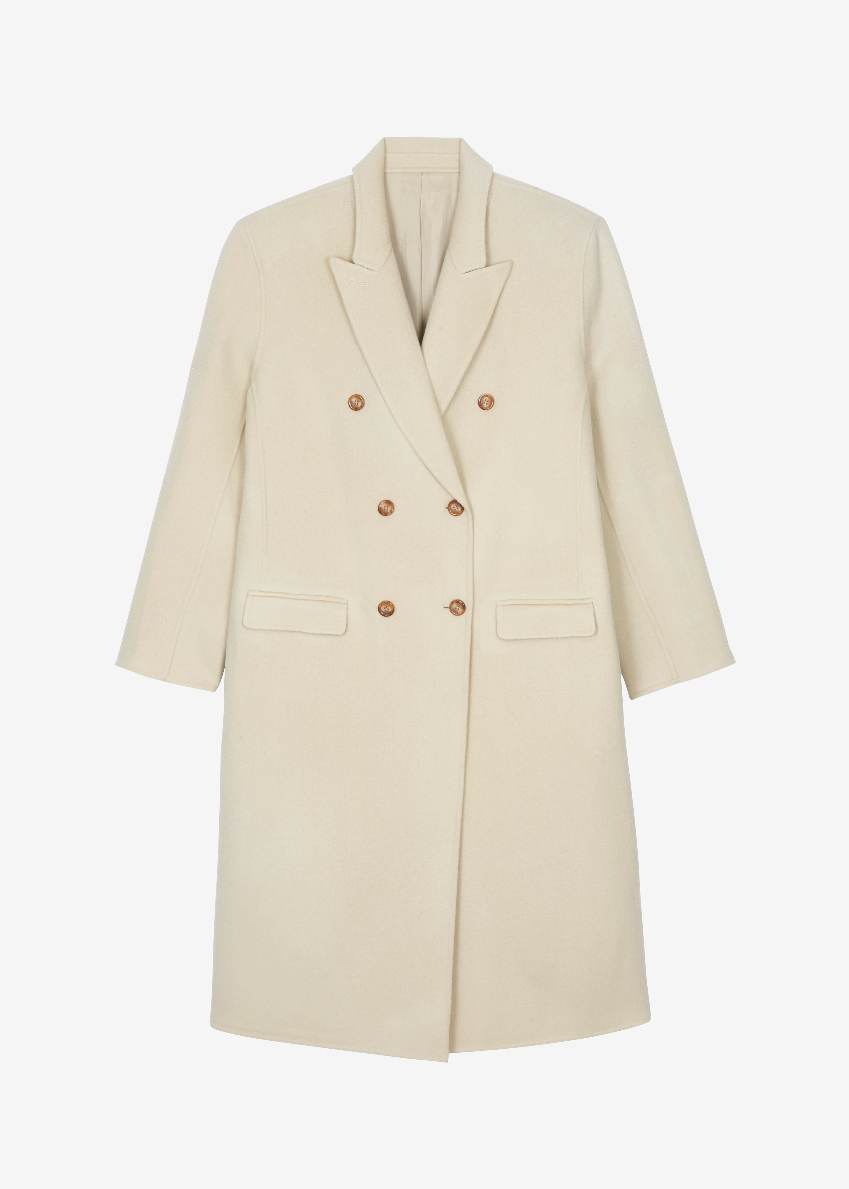 Maese Wool Coat - Light Beige - 7