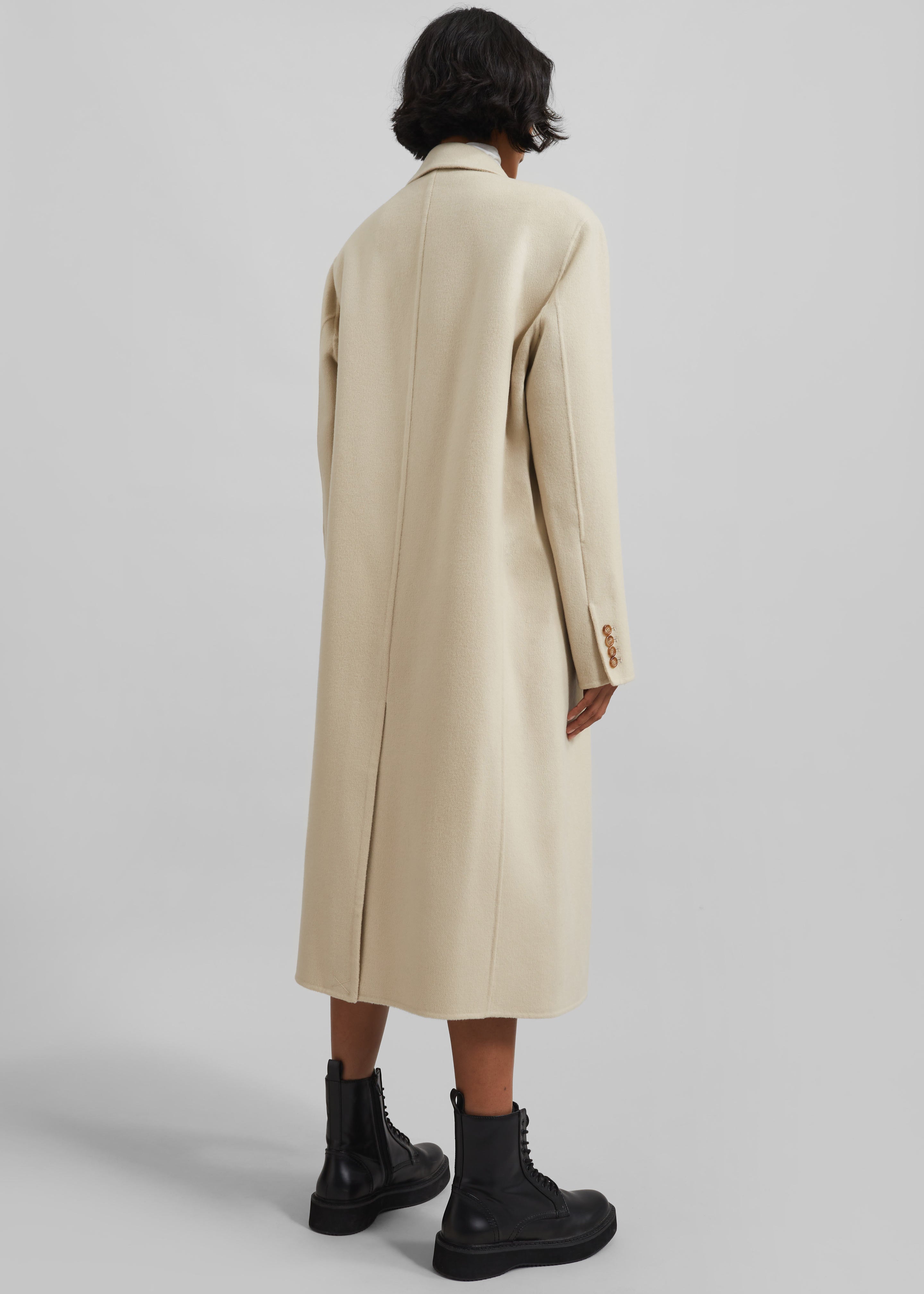 Maese Wool Coat - Light Beige - 6