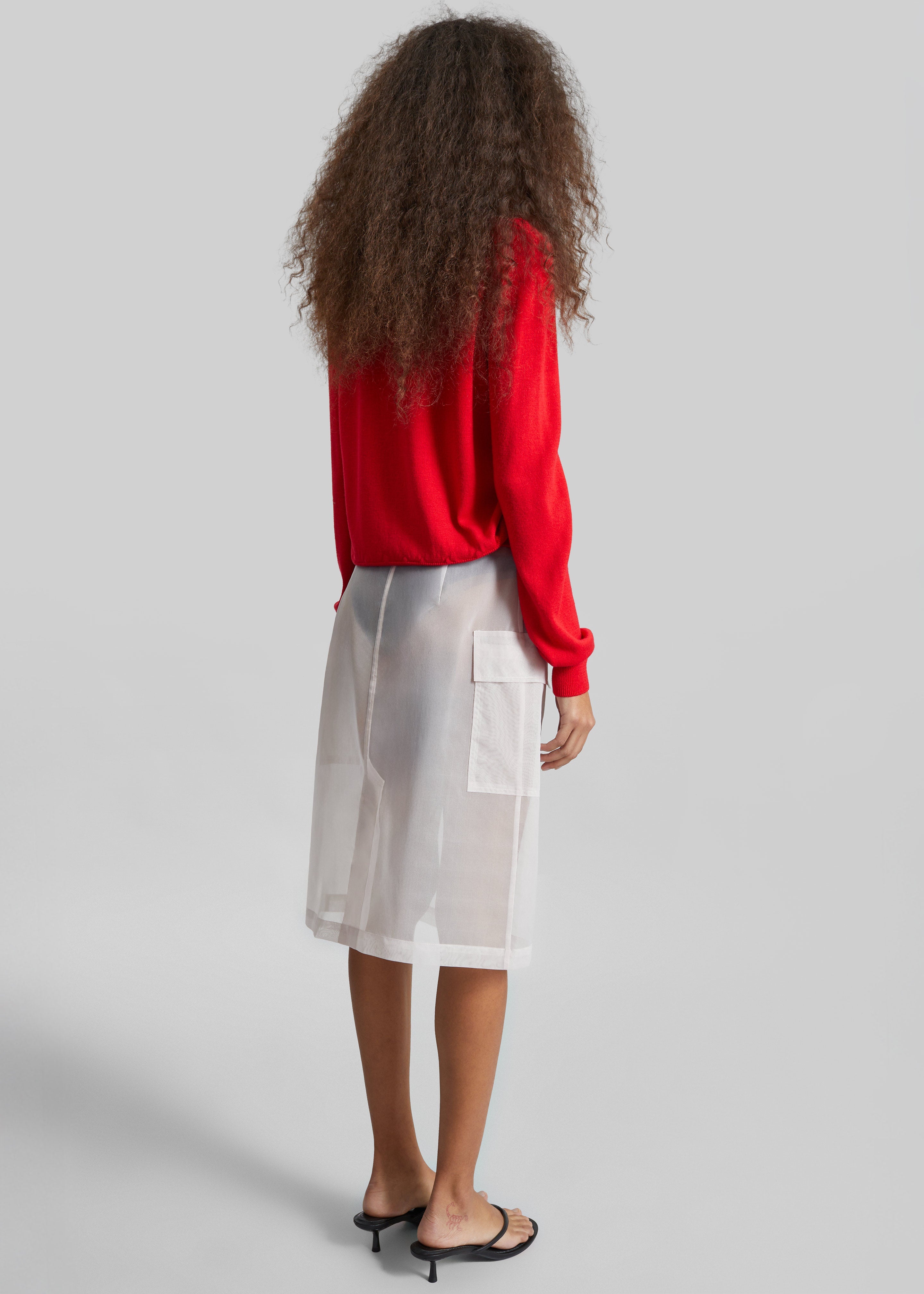 Mahim Superfine Wool Cardigan - Red - 6