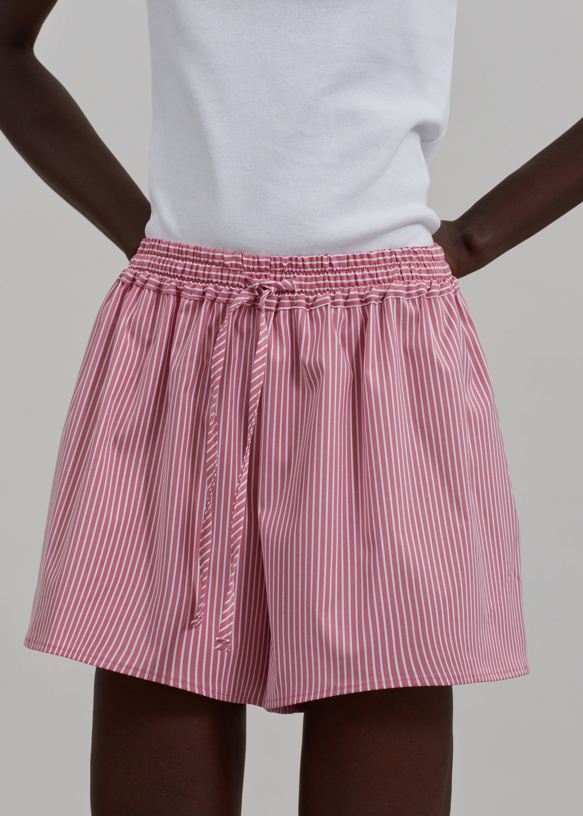 Mai Boxer Shorts - Red/White Stripe - 3