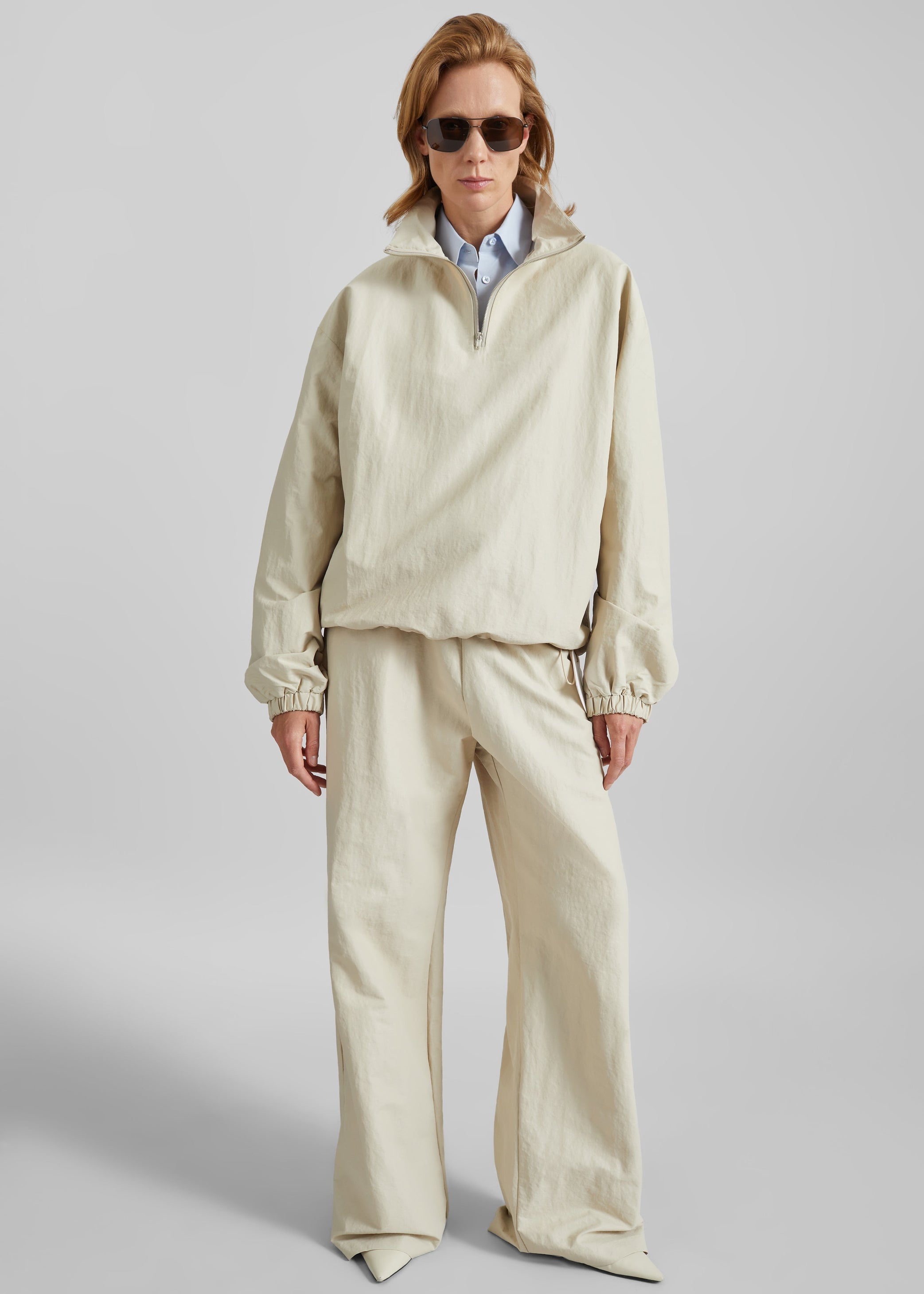Shop the look image for Majvik Windbreaker Anorak - Light Beige