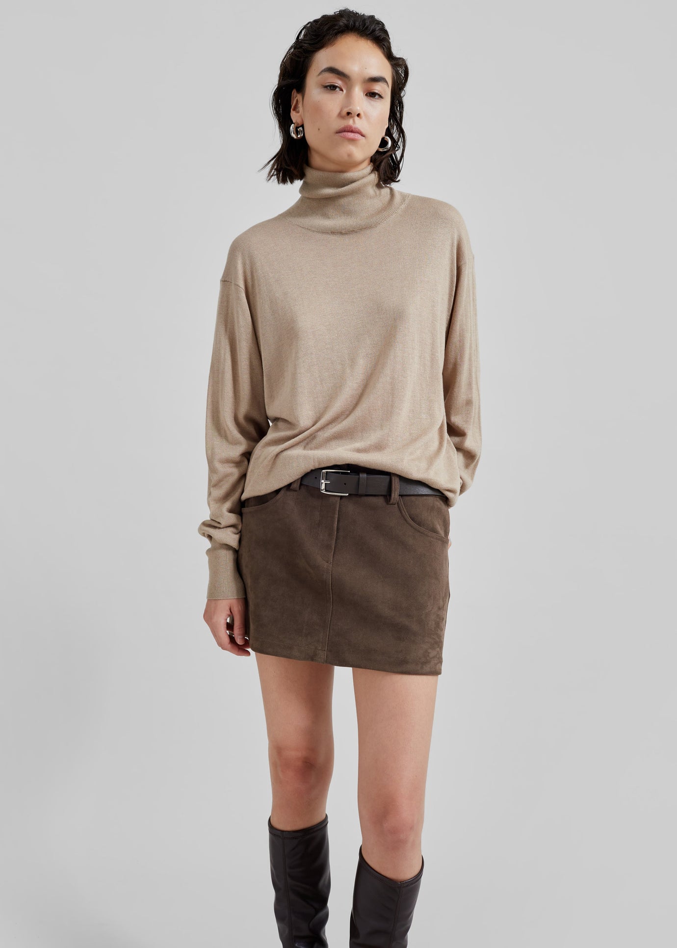 By Malene Birger Mohsen Turtleneck - Nomad - 1