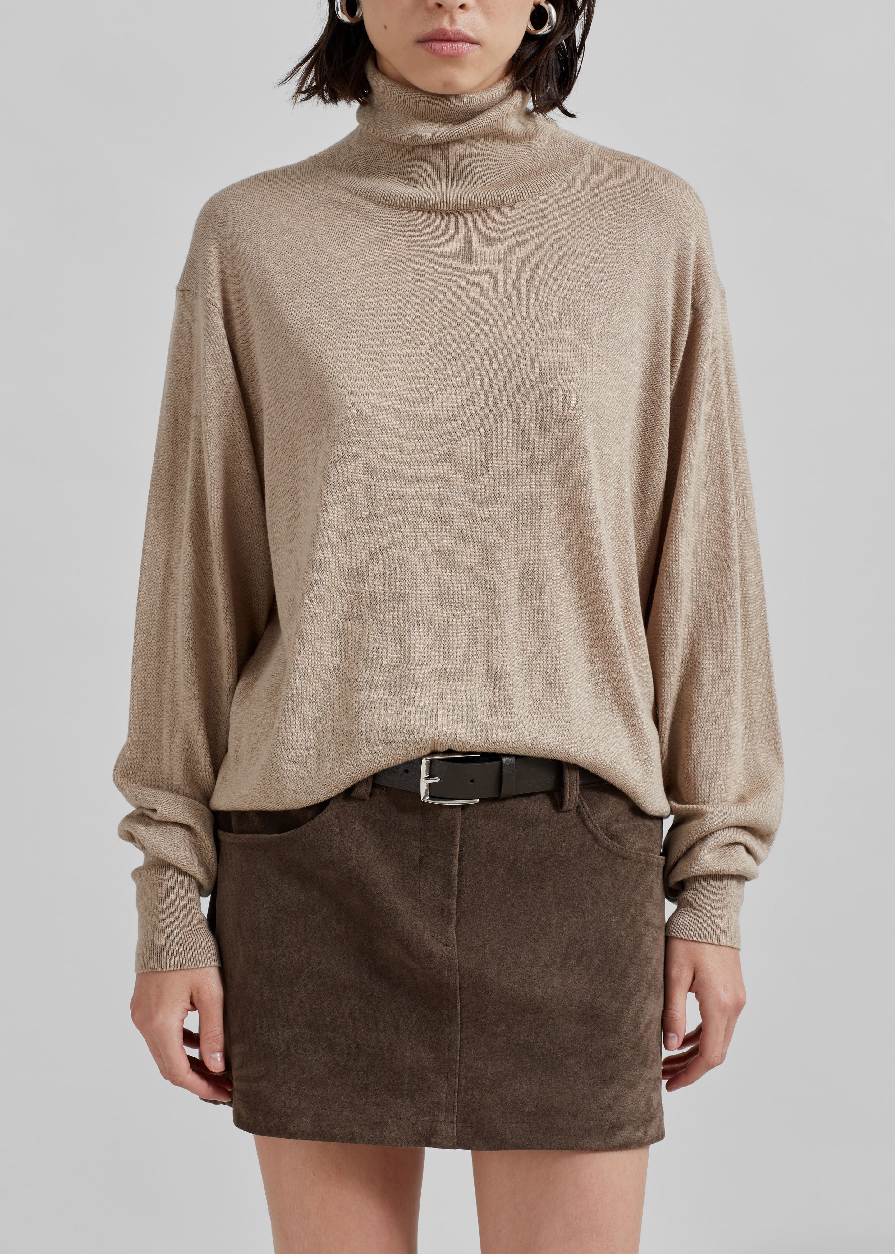 By Malene Birger Mohsen Turtleneck - Nomad - 5