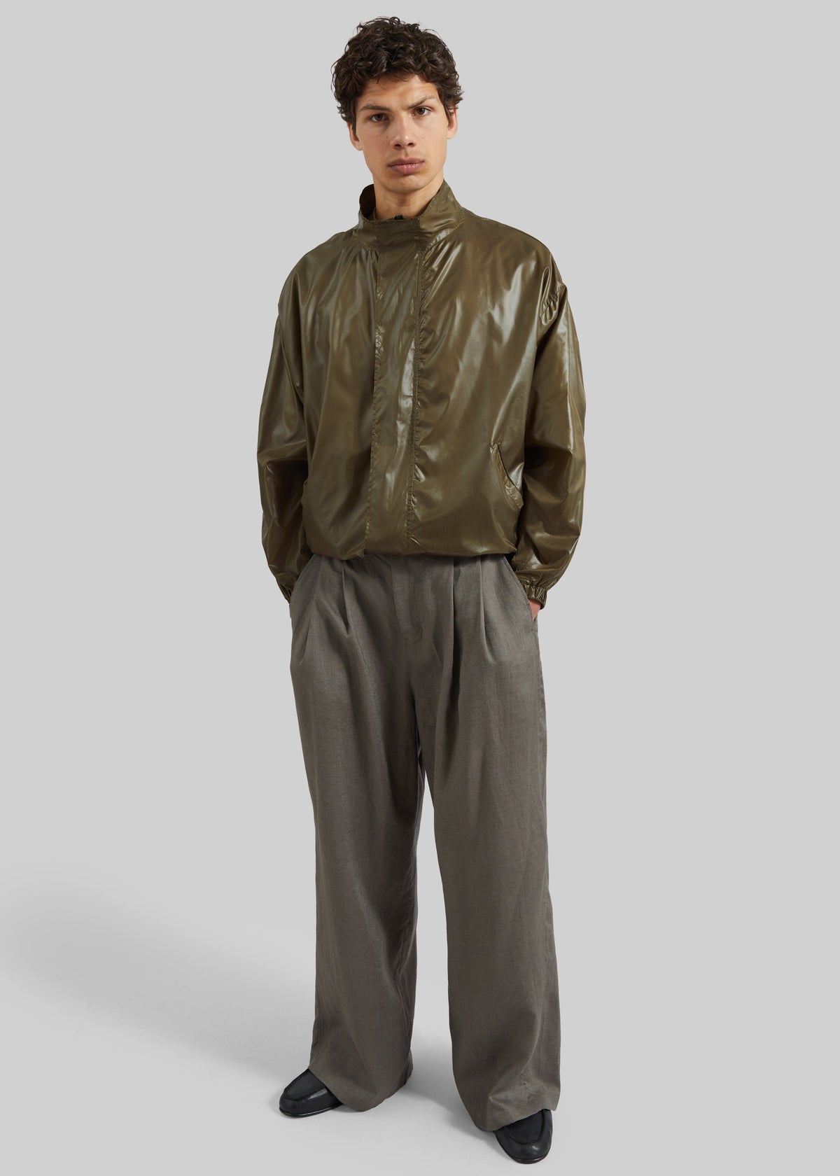 Malmore Windbreaker Jacket - Dark Olive - 6
