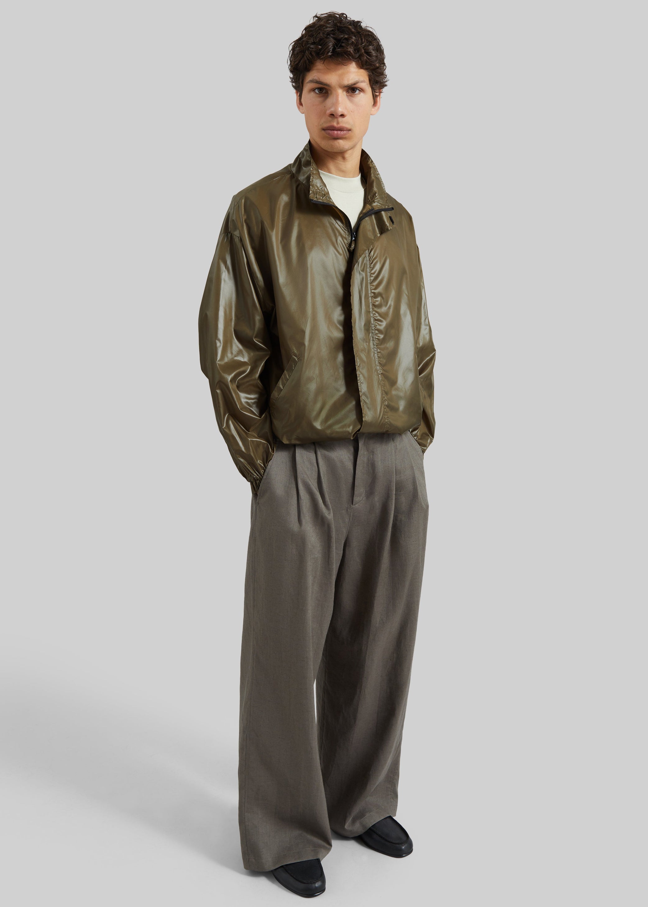 Shop the look image for Malmore Windbreaker Jacket - Dark Olive