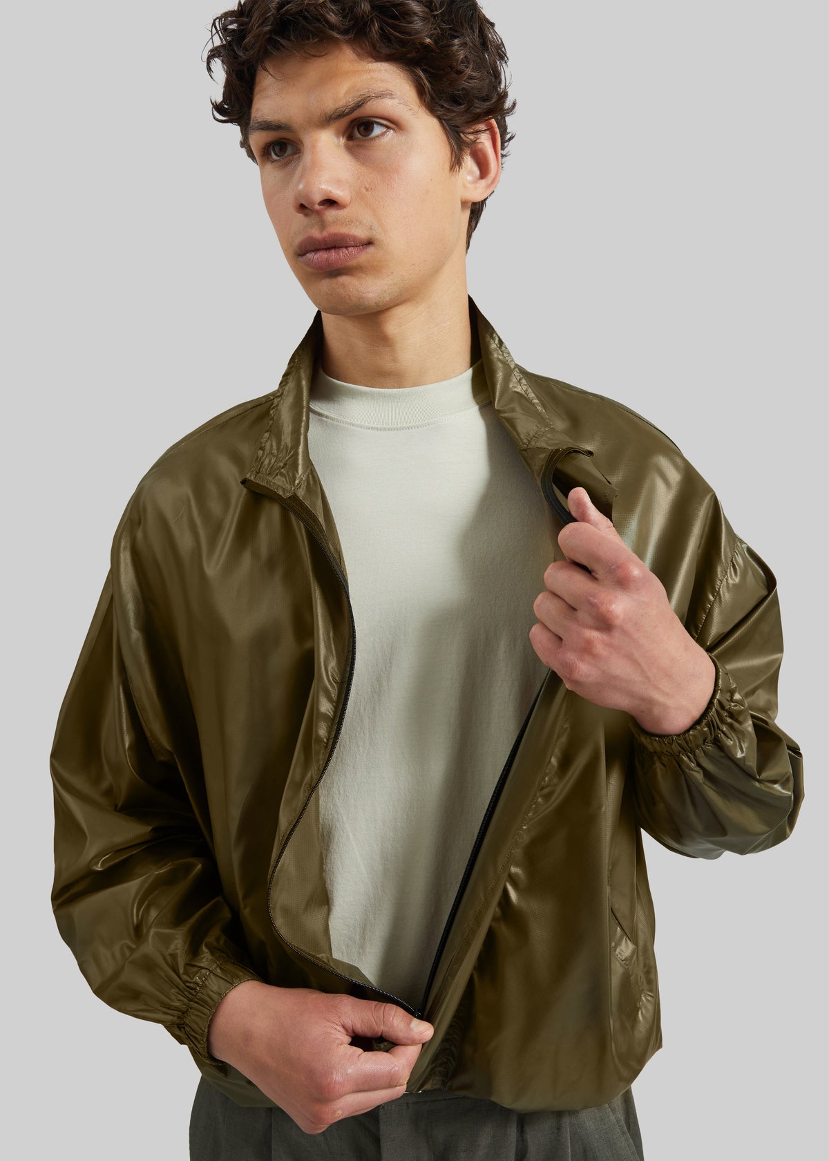 Malmore Windbreaker Jacket - Dark Olive - 4