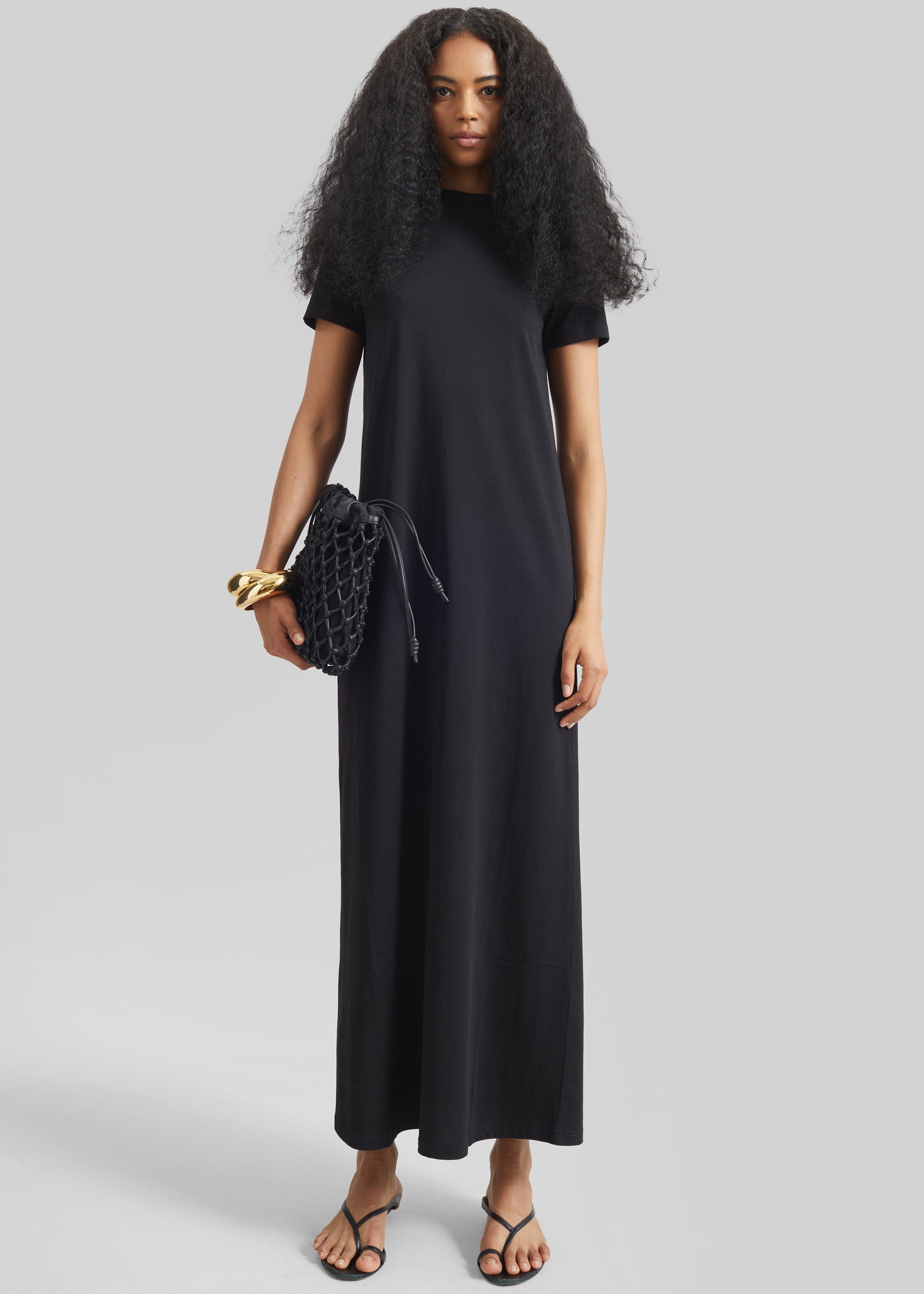 Shop the look image for Malo T-Shirt Dress - Black