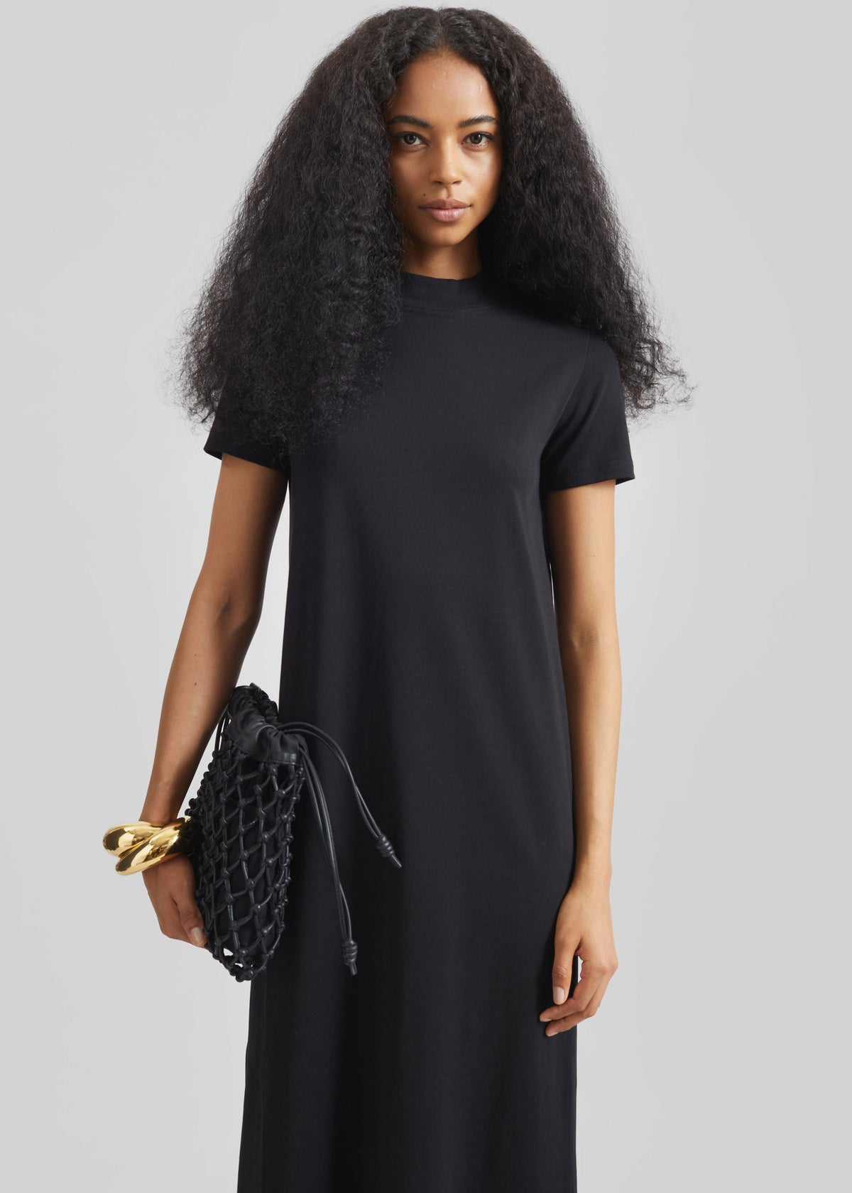 Malo T-Shirt Dress - Black - 2