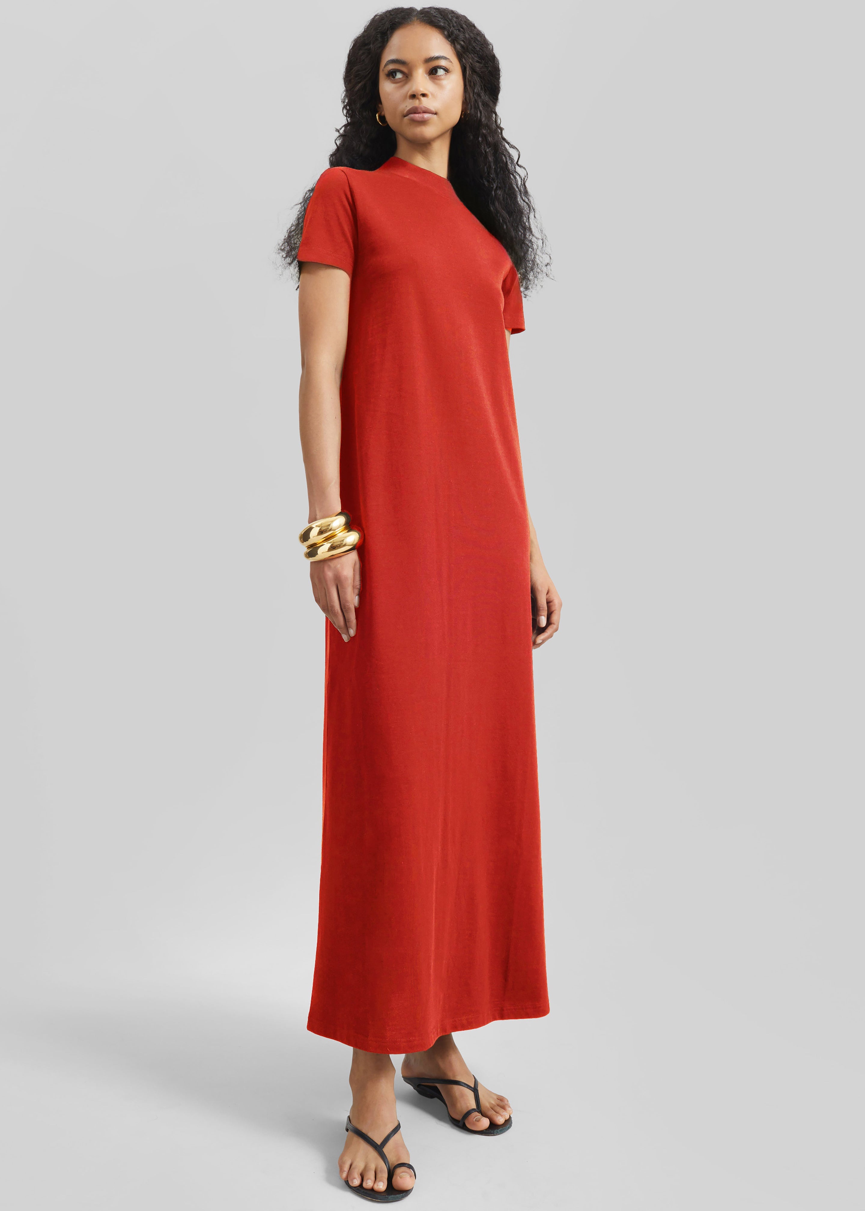 Malo T-Shirt Dress - Red - 6