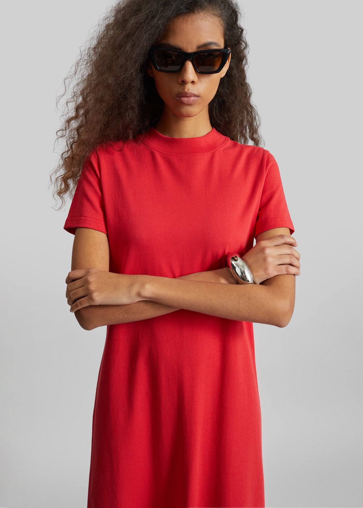 Malo T-Shirt Dress - Red - 2