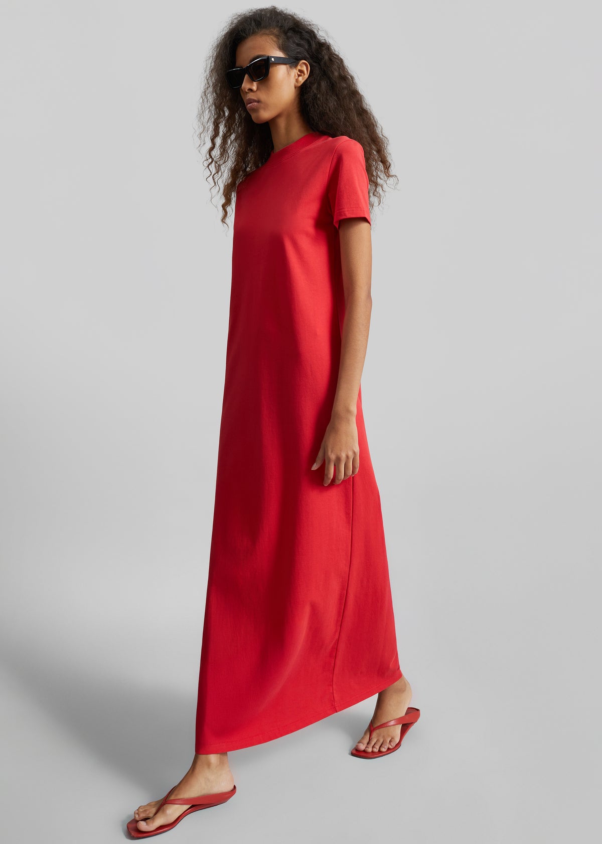 Malo T-Shirt Dress - Red - 3