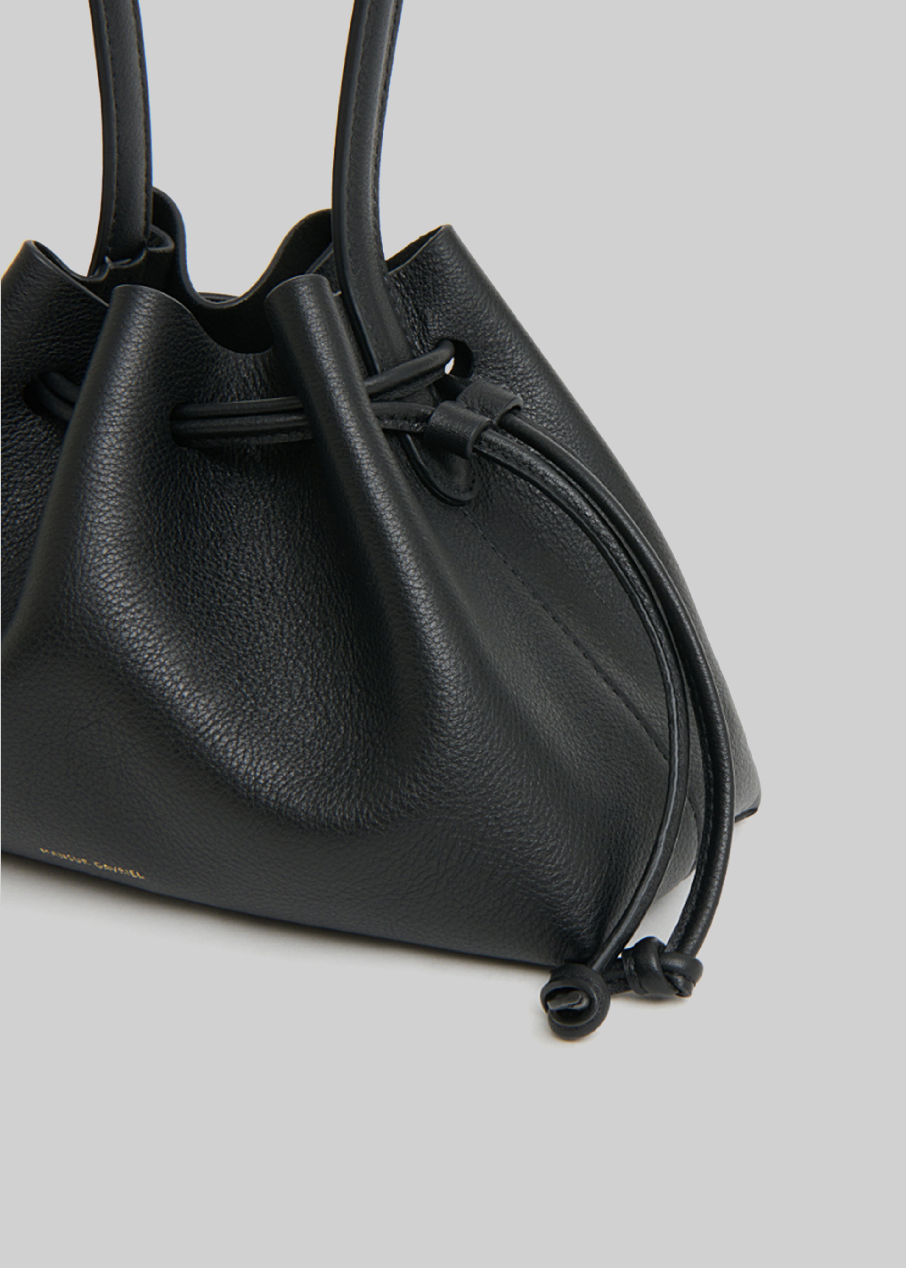 Mansur Gavriel Drawstring Pouchette - Black - 3