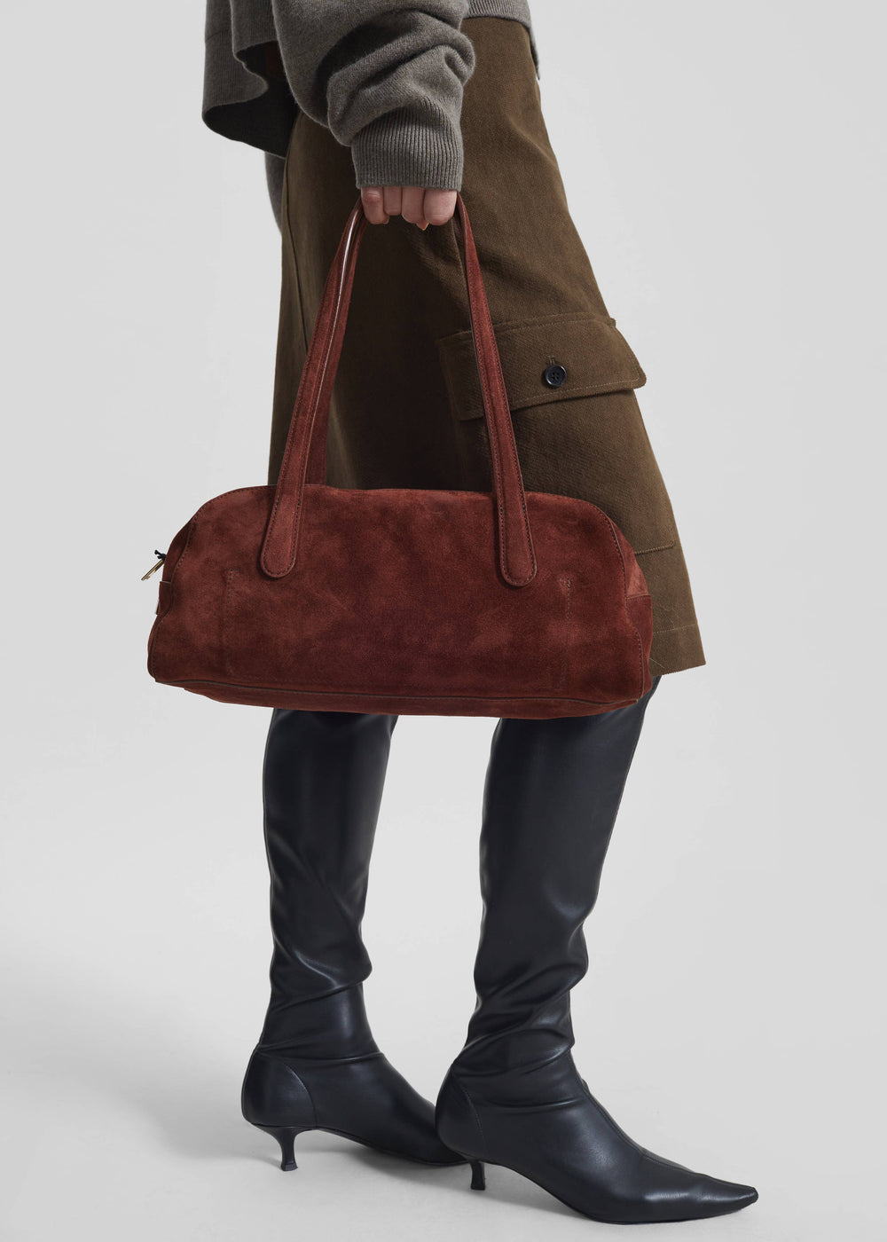 Mansur Gavriel Helios Bag - Chocolate