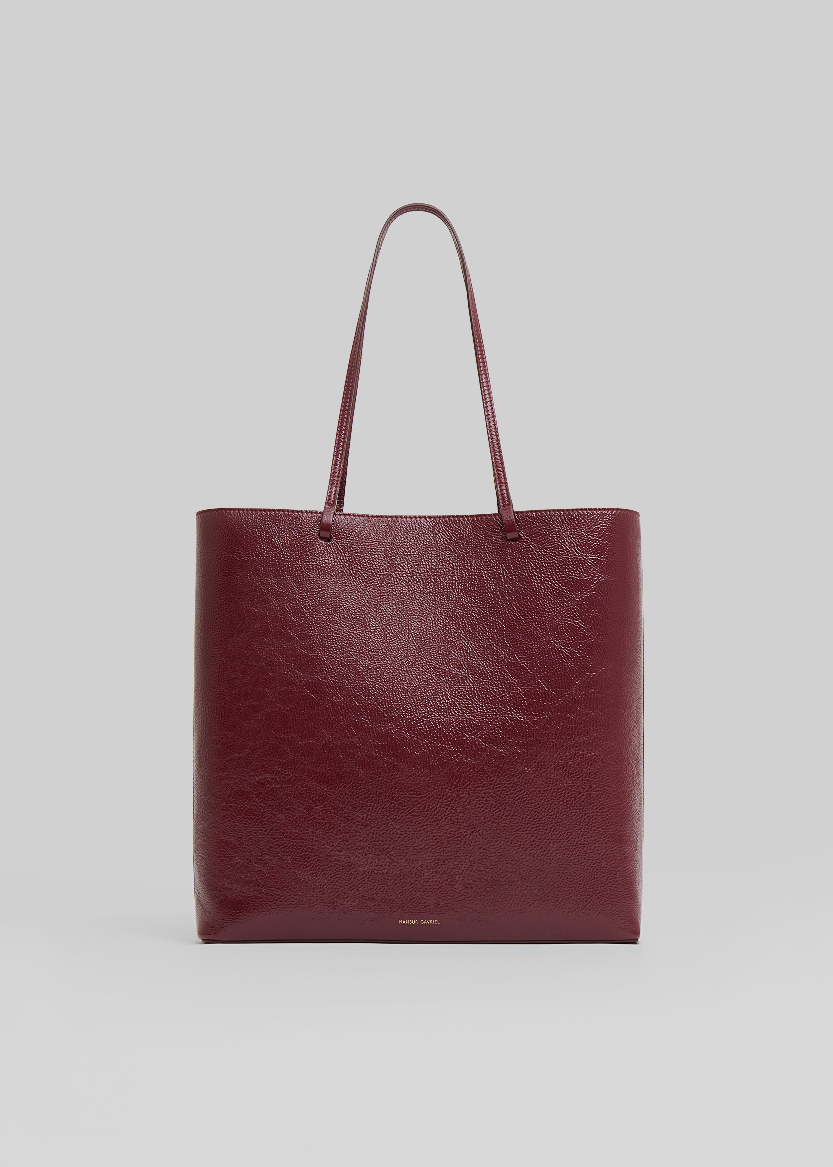 Mansur Gavriel Large Filo Tote - Claret - 3