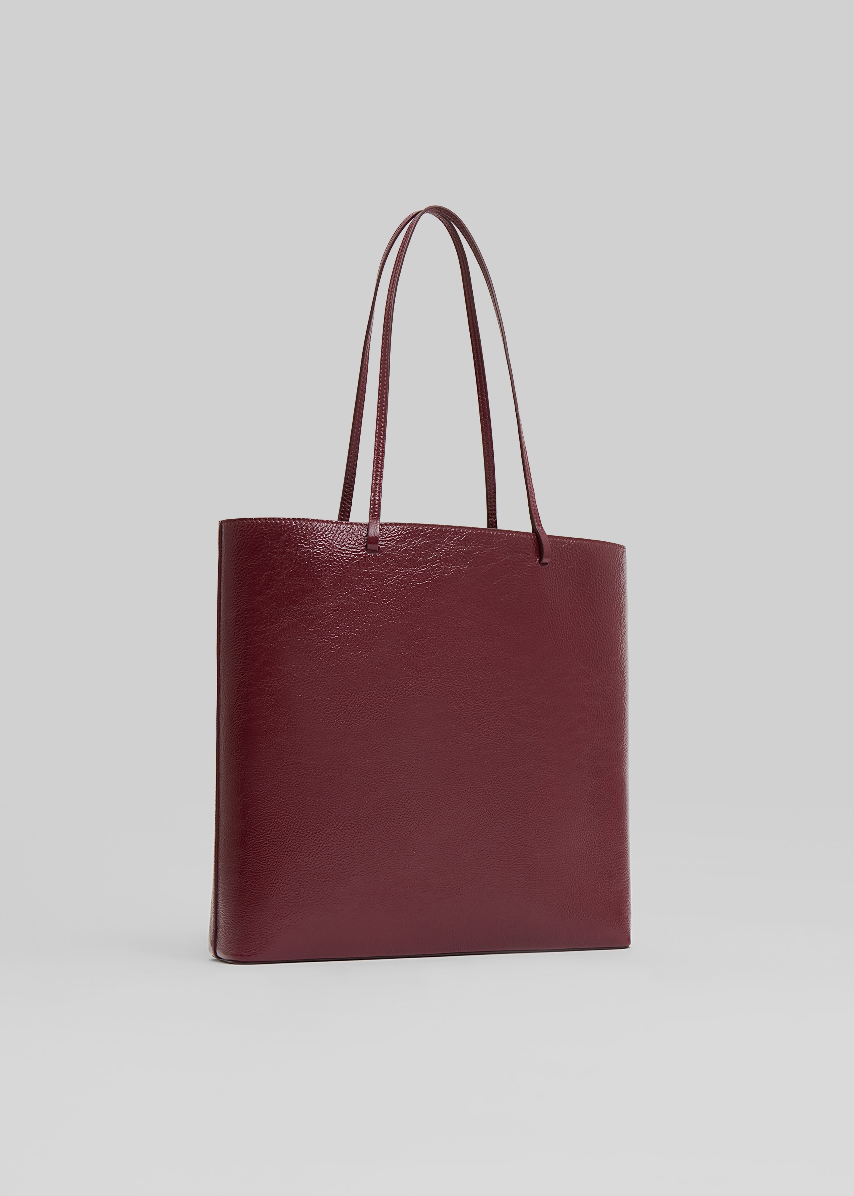 Mansur Gavriel Large Filo Tote - Claret - 1