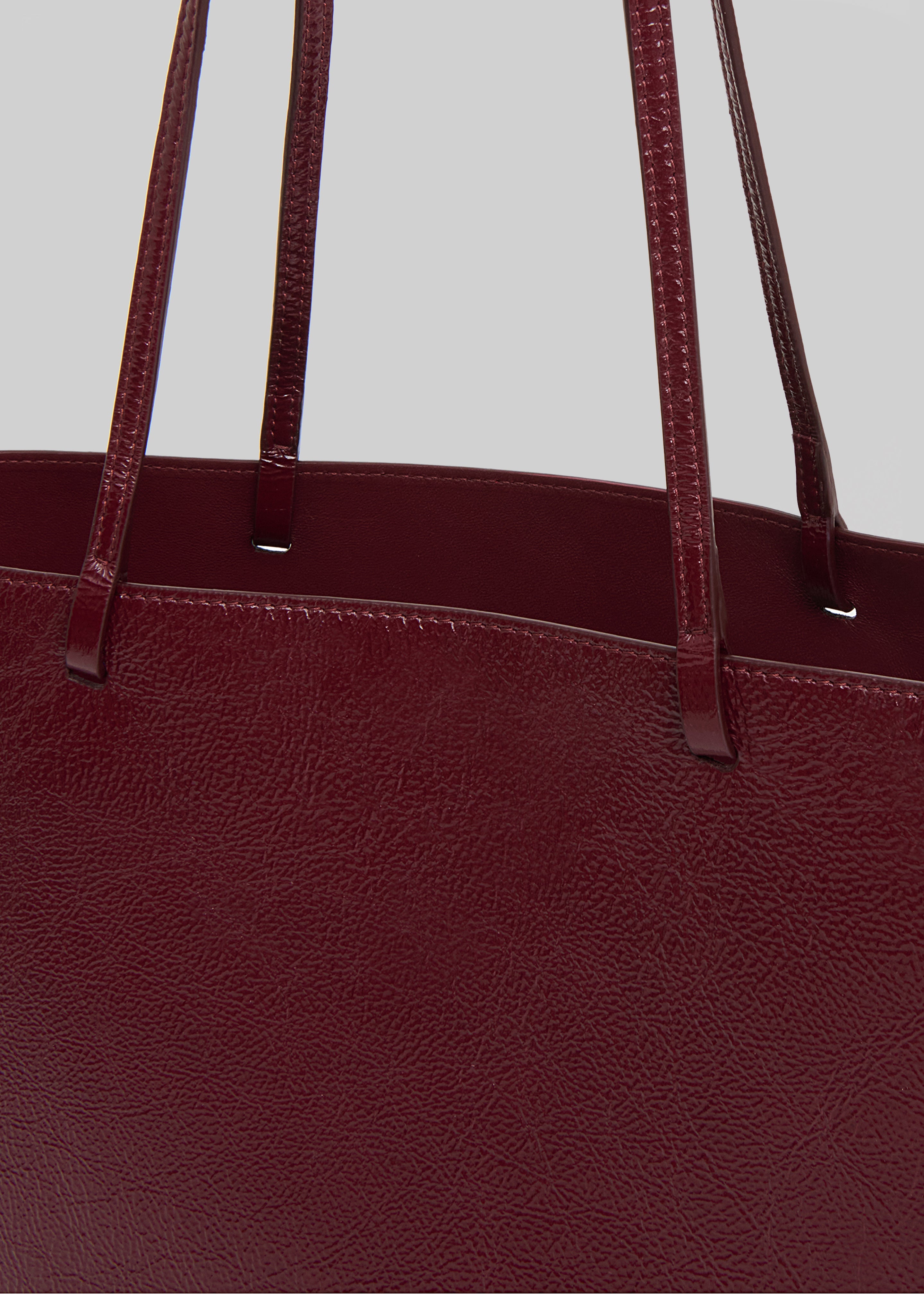 Mansur Gavriel Large Filo Tote - Claret - 4