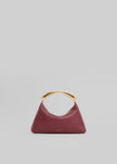 Mansur Gavriel Metal Handle Rhea Bag - Oxblood