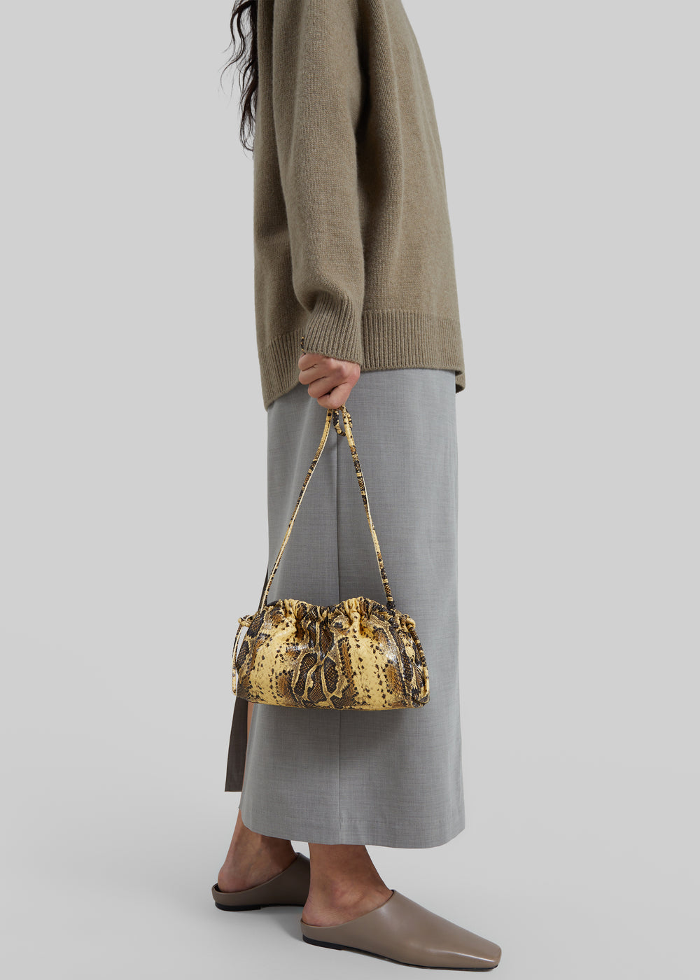 Mansur Gavriel Mini Cloud Clutch - Golden Roccia - 1