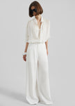 Mapello Wide Leg Pants - White