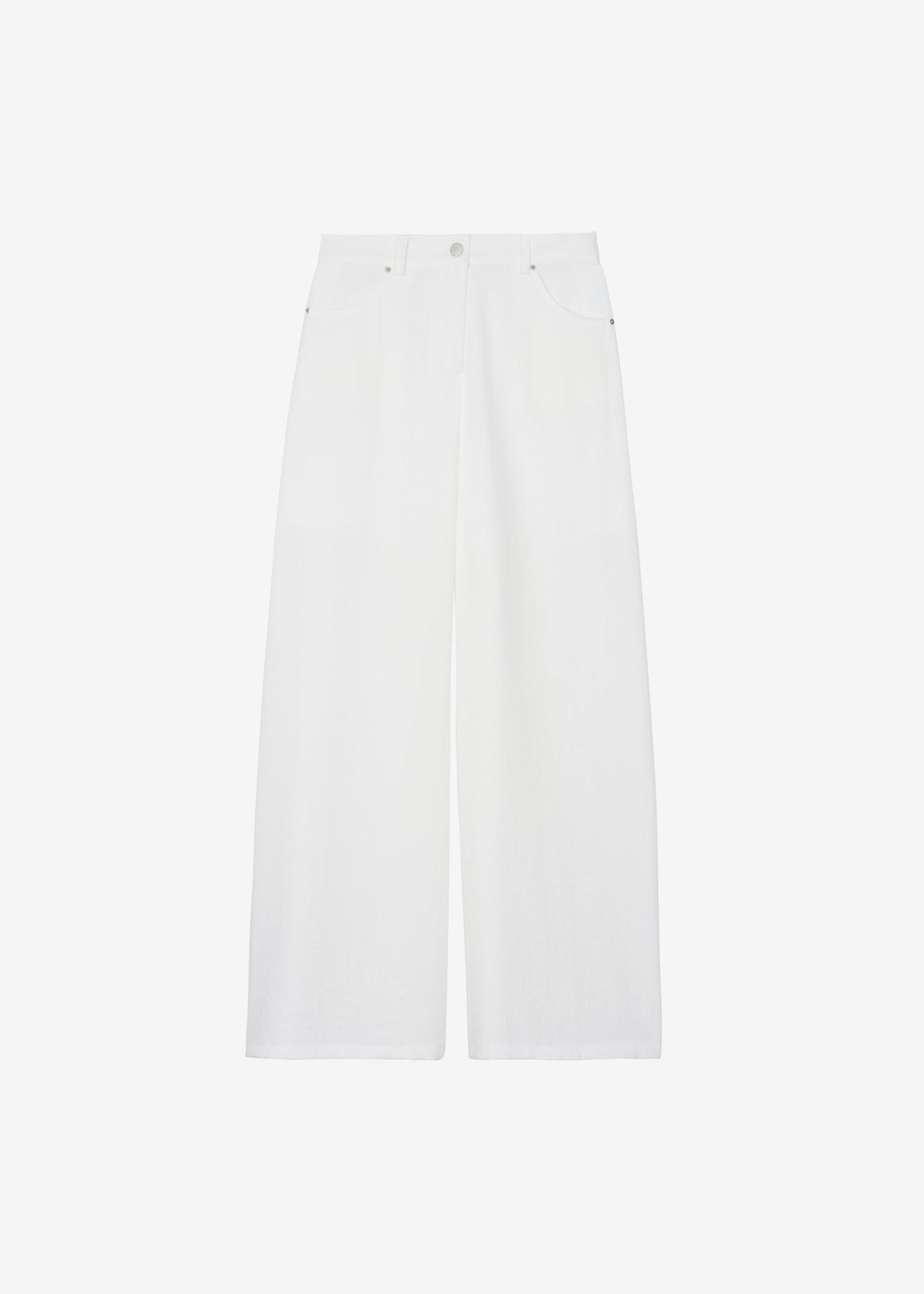 Mapello Wide Leg Pants - White - 8