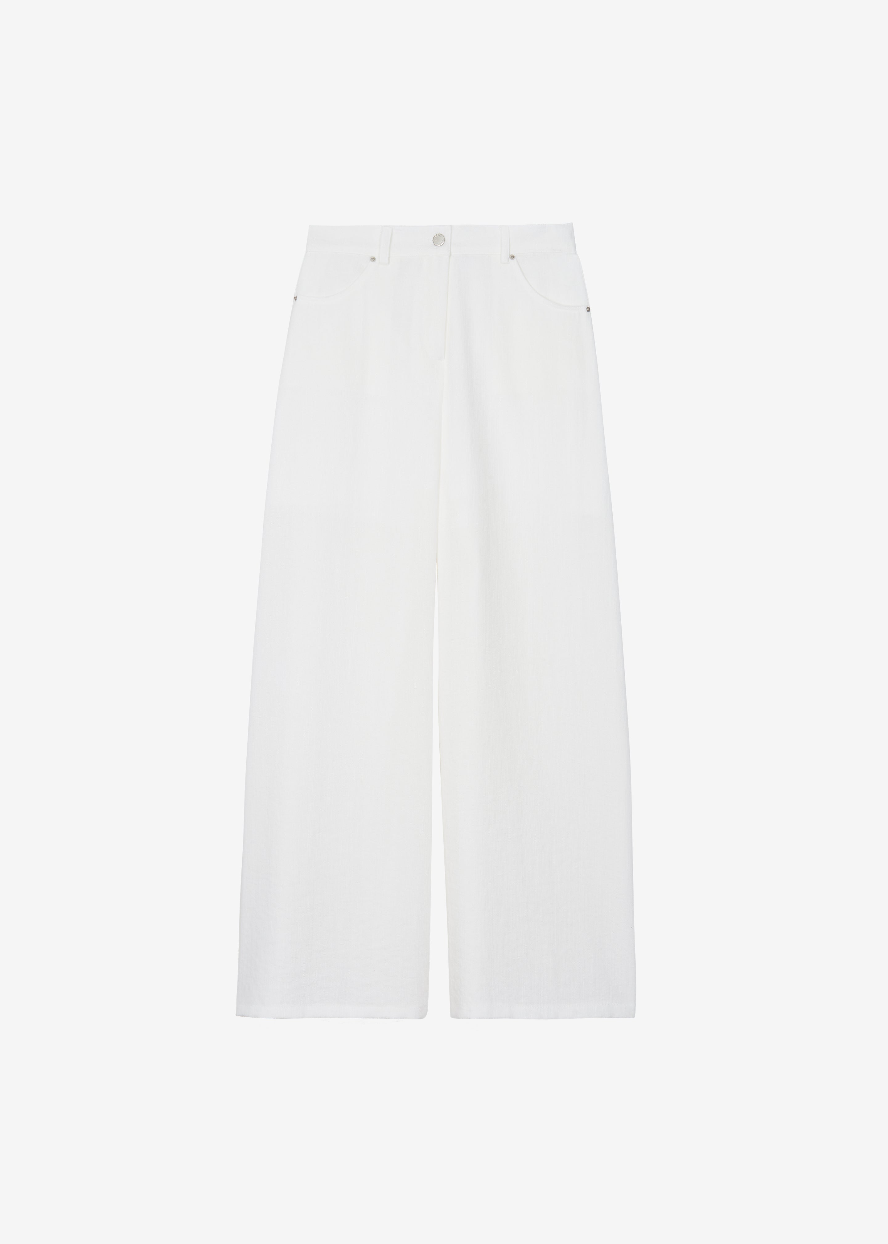 Mapello Wide Leg Pants - White - 8