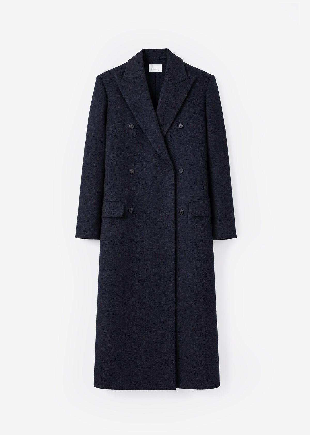 Marcello Double-Breasted Coat - Dark Navy