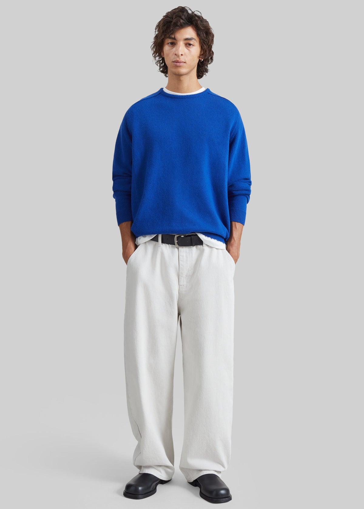 Marck Wool Sweater - Cobalt