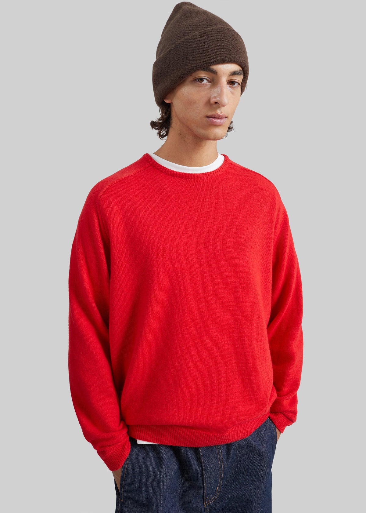 Marck Wool Sweater - Red