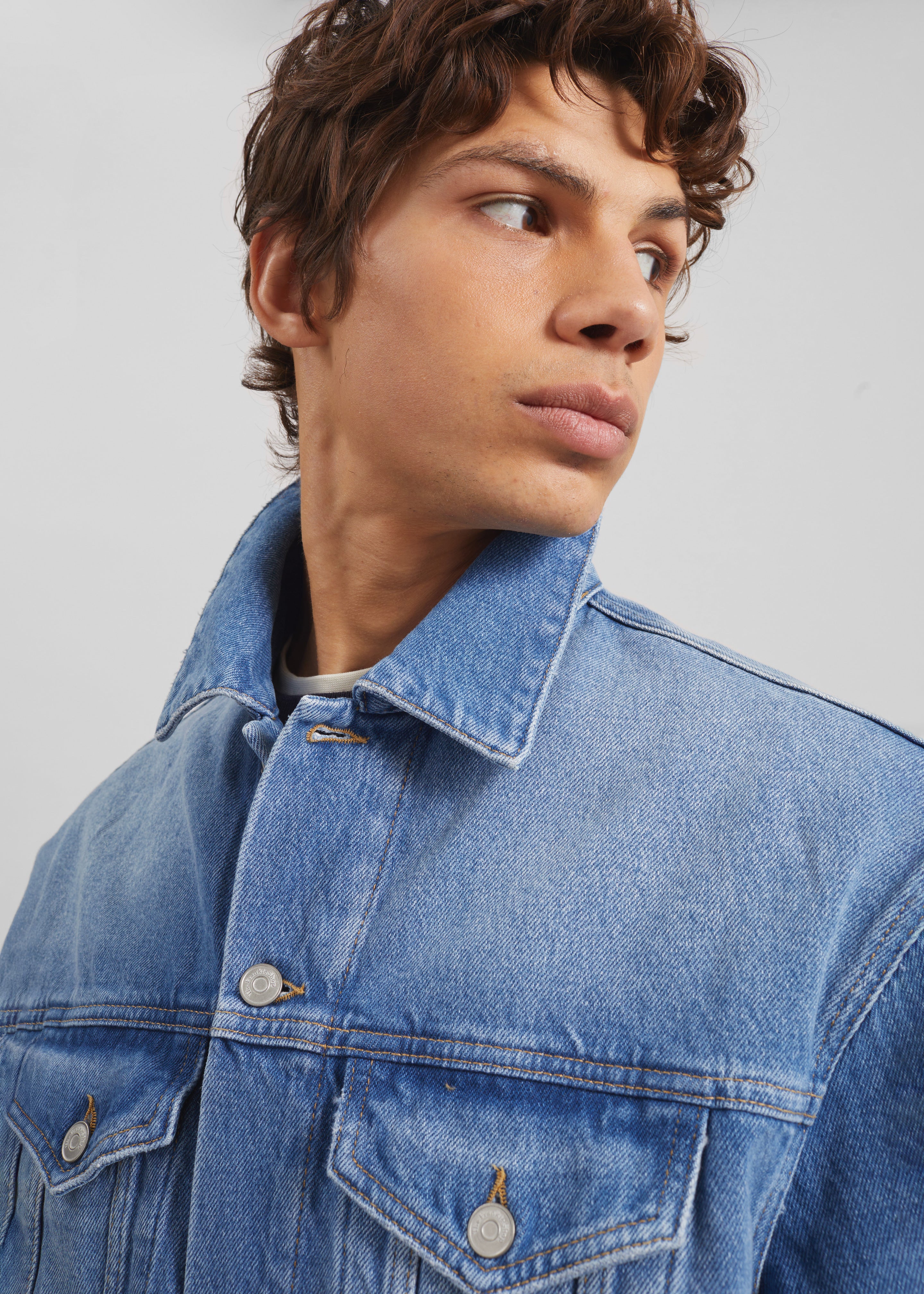 Marden Denim Jacket - Medium Wash – The Frankie Shop Europe
