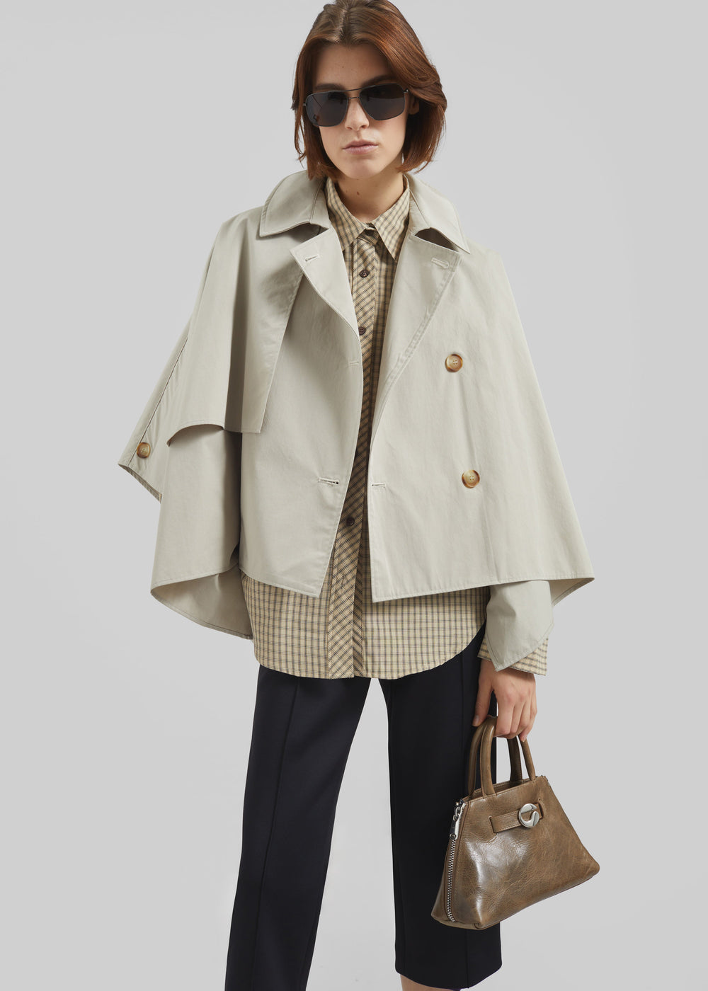 Maren Cape Trench - Beige