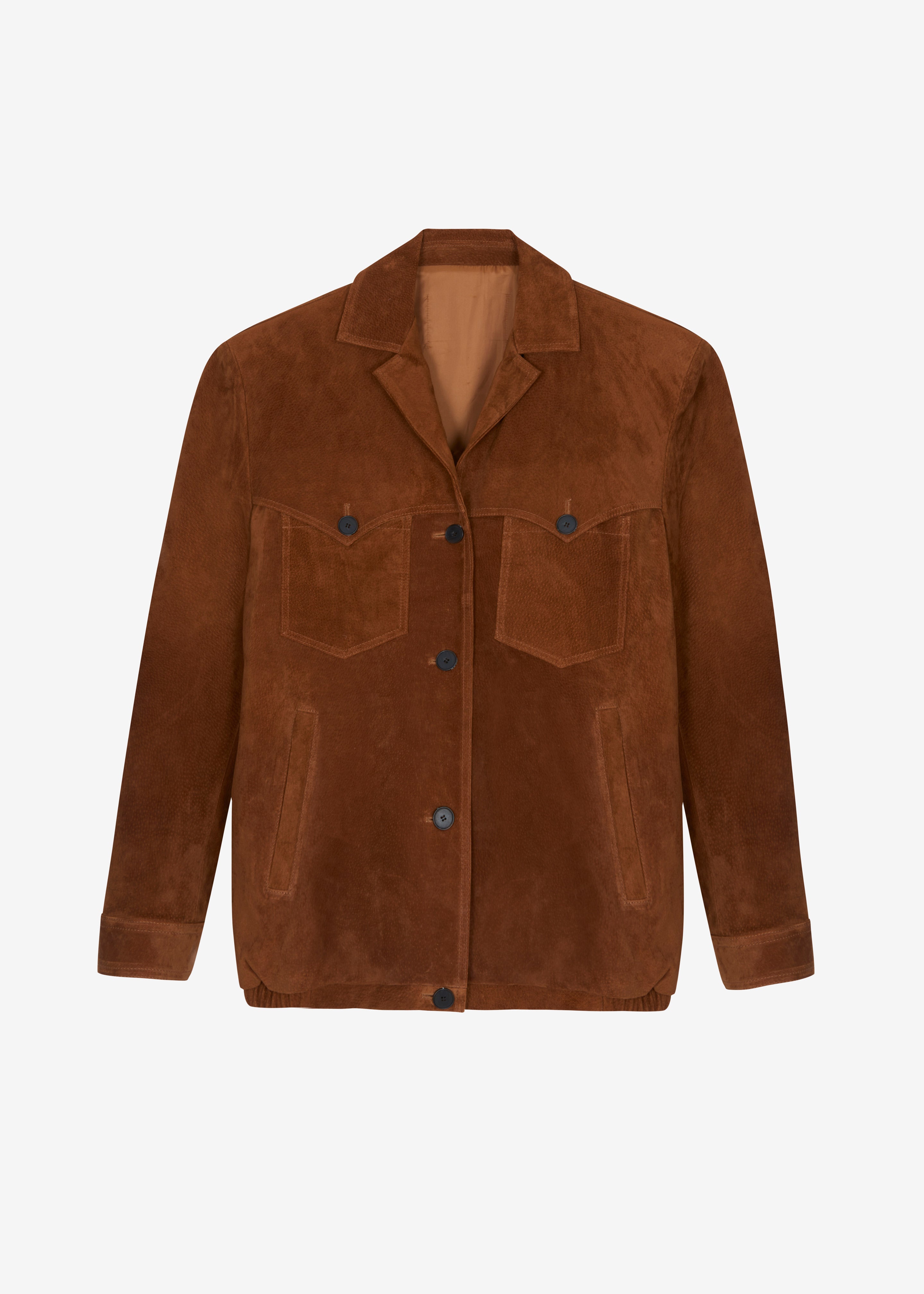 Marlo Suede Jacket - Hazelnut - 8