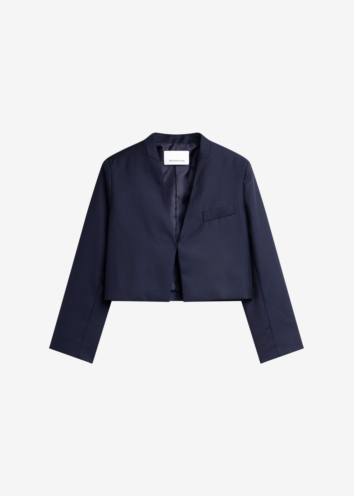 Blazer Martella in chevron - Blu navy scuro