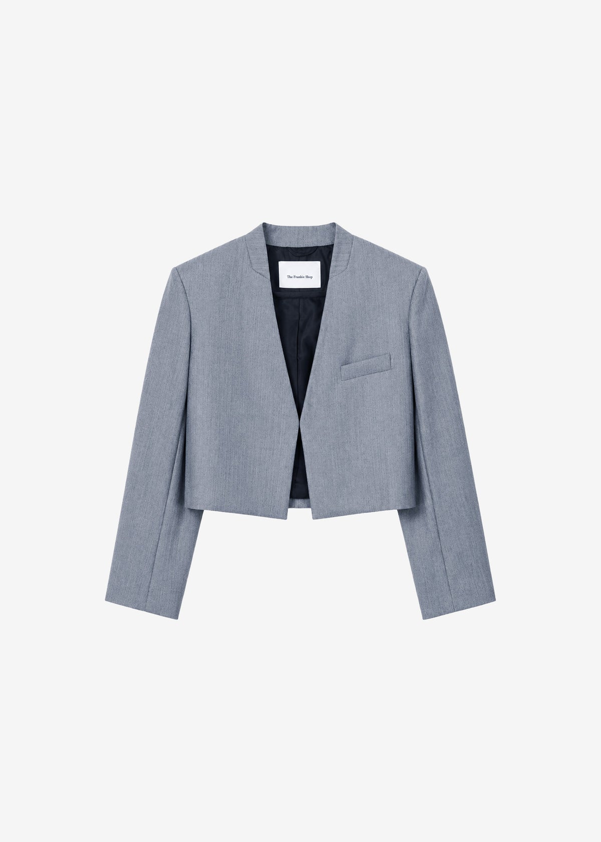 Blazer Martella a motivo chevron - Grigio