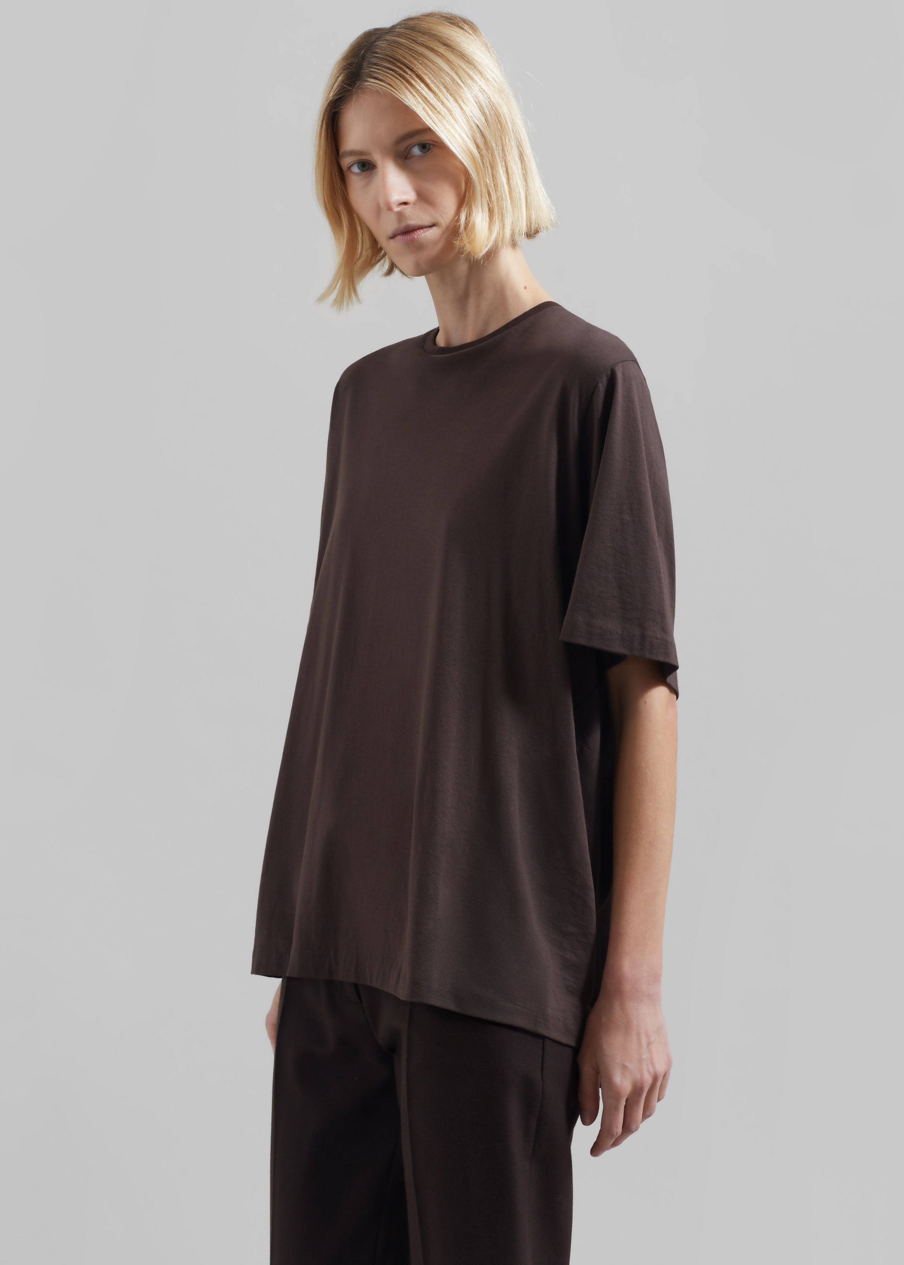 Harper Soft Organic T-Shirt - Brown - 7