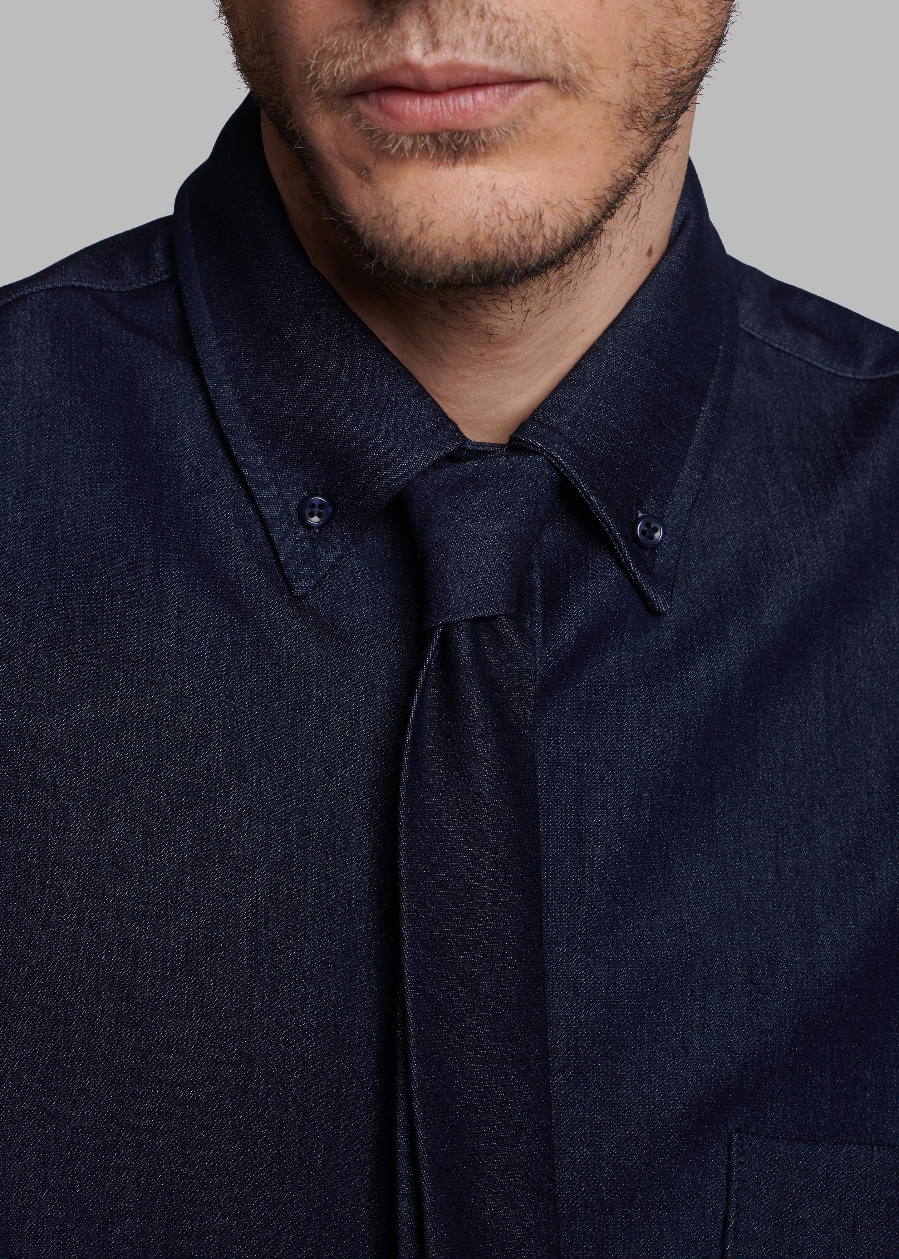 Mason Button Up Shirt - Indigo - 4