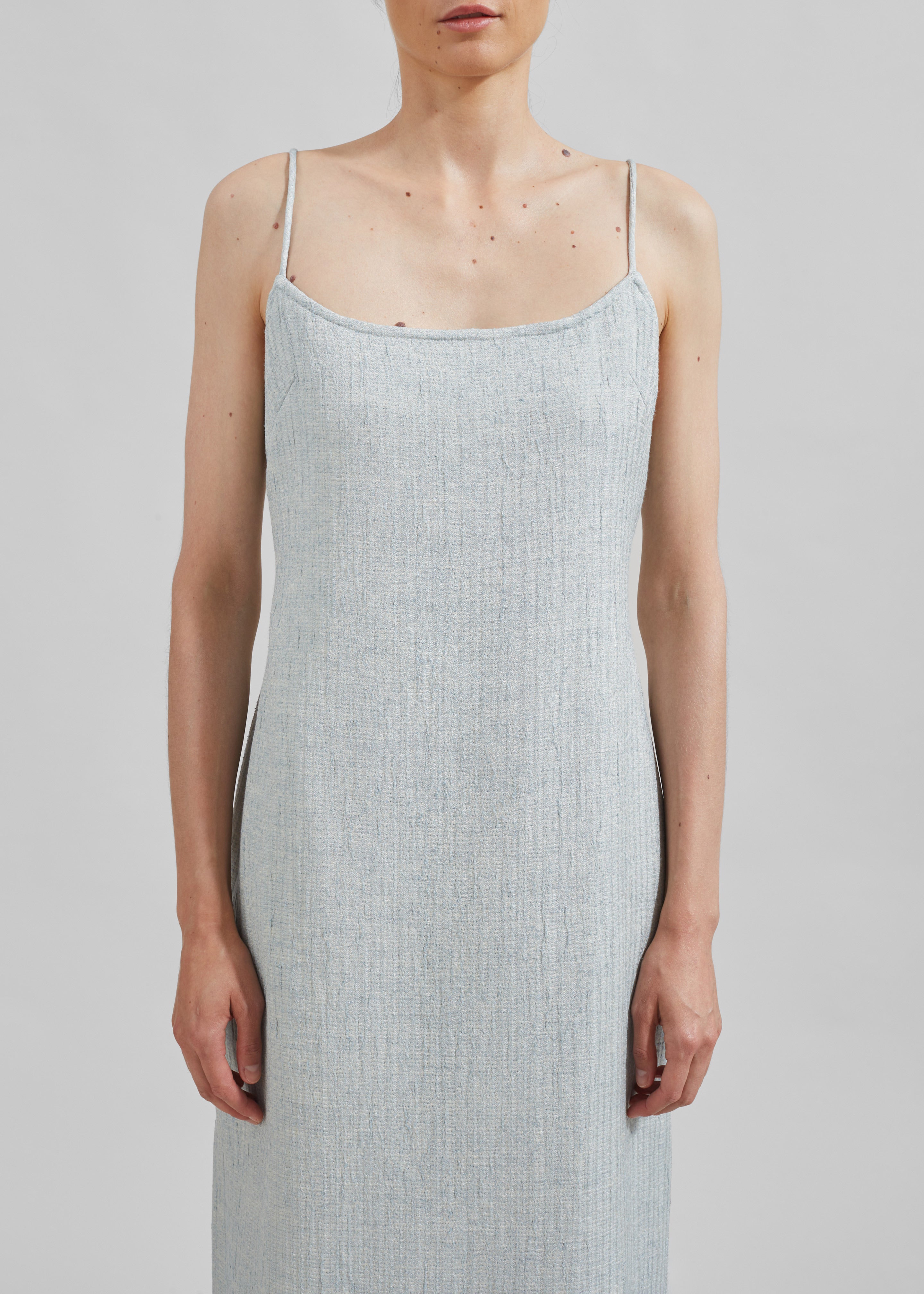 Matin Lucca Backless Dress - Pale Blue - 4