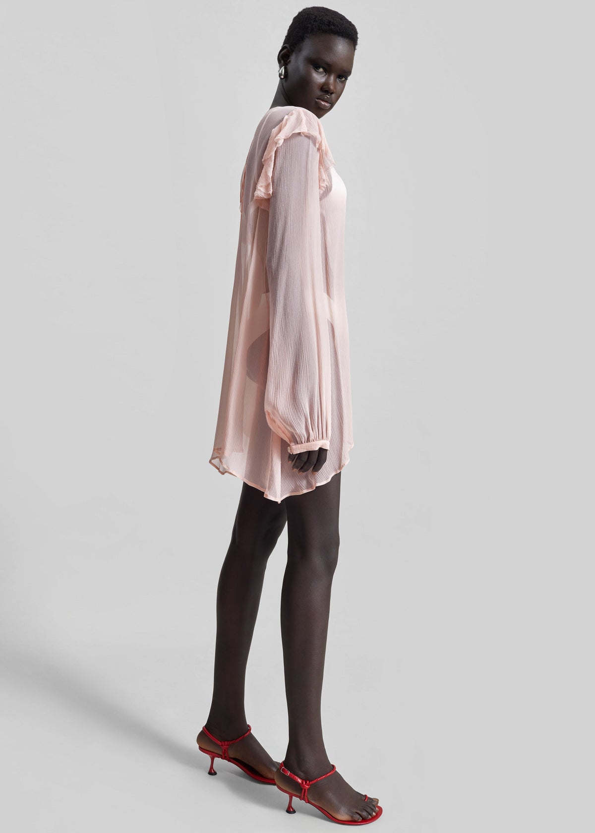 Matin Varese Mini Dress - Palest Pink - 8