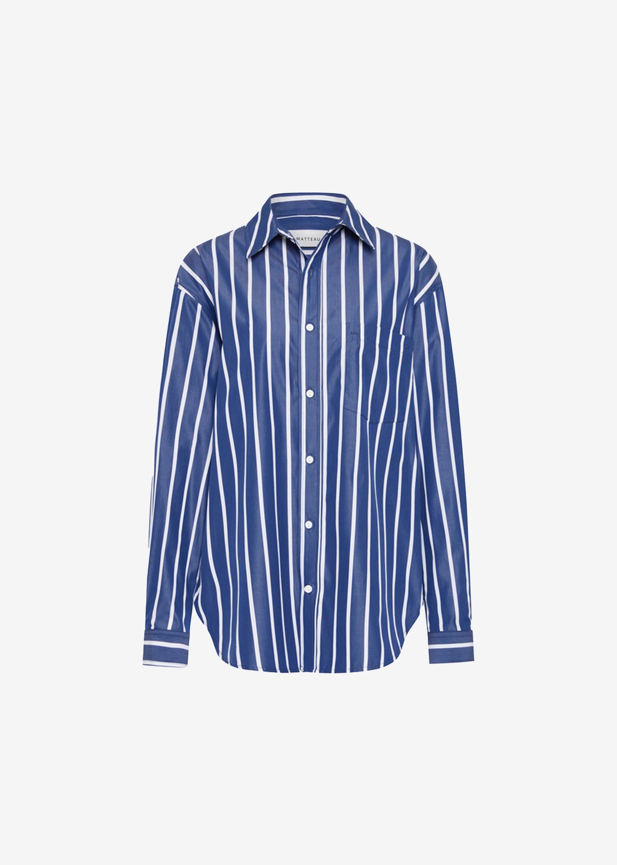 Matteau Classic Stripe Shirt - Marine Stripe - 7