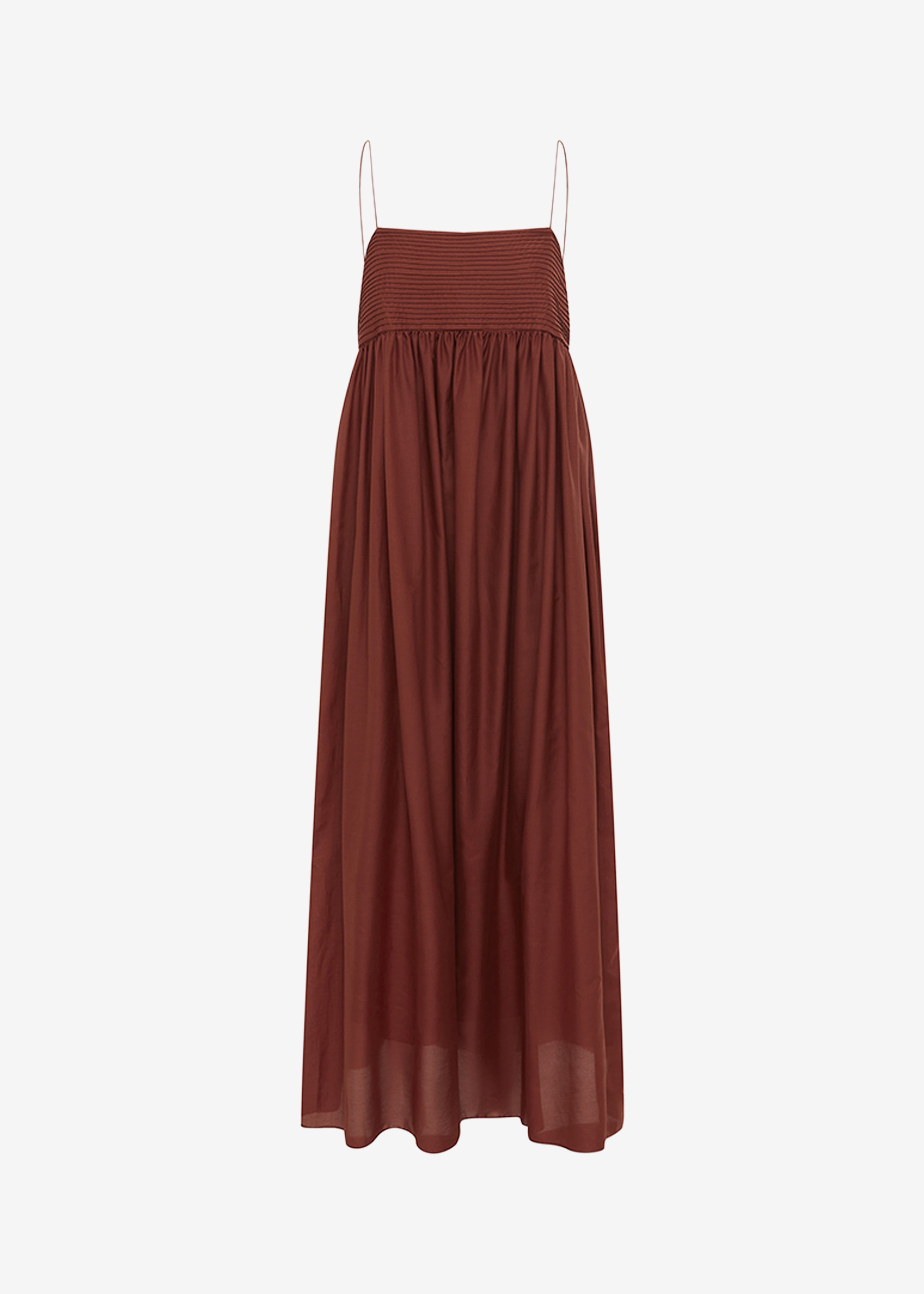 Matteau Empire Pintuck Bodice Dress - Maroc - 7