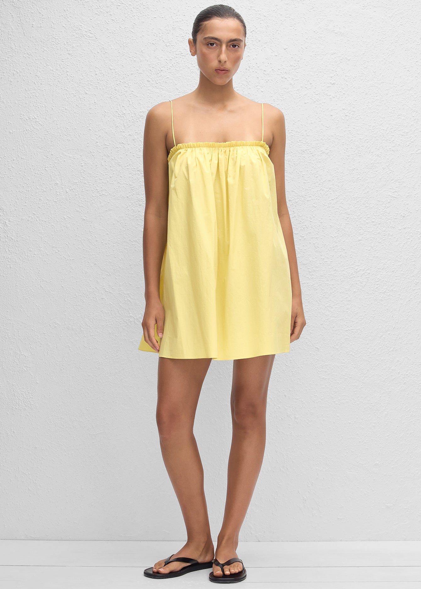Matteau Frill Cami Mini Dress - Limoncello - 4